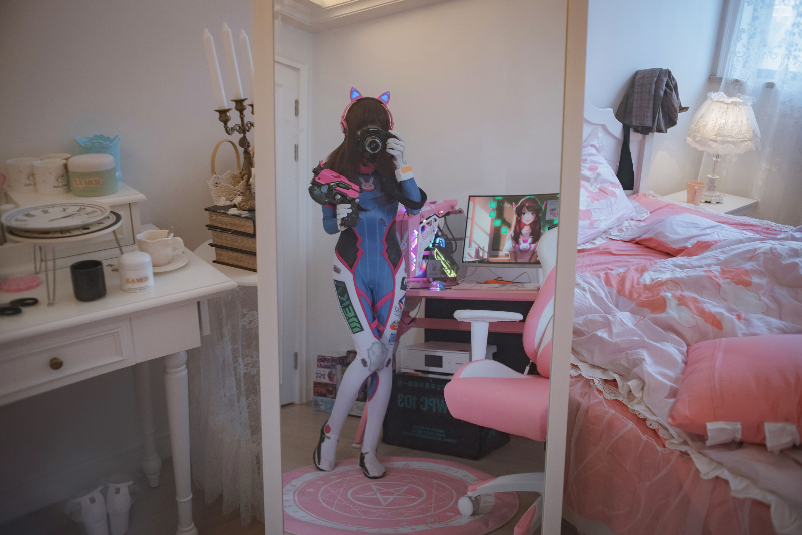 福利姬木花琳琳是勇者 – オーバーウォッチD.VA [52P]