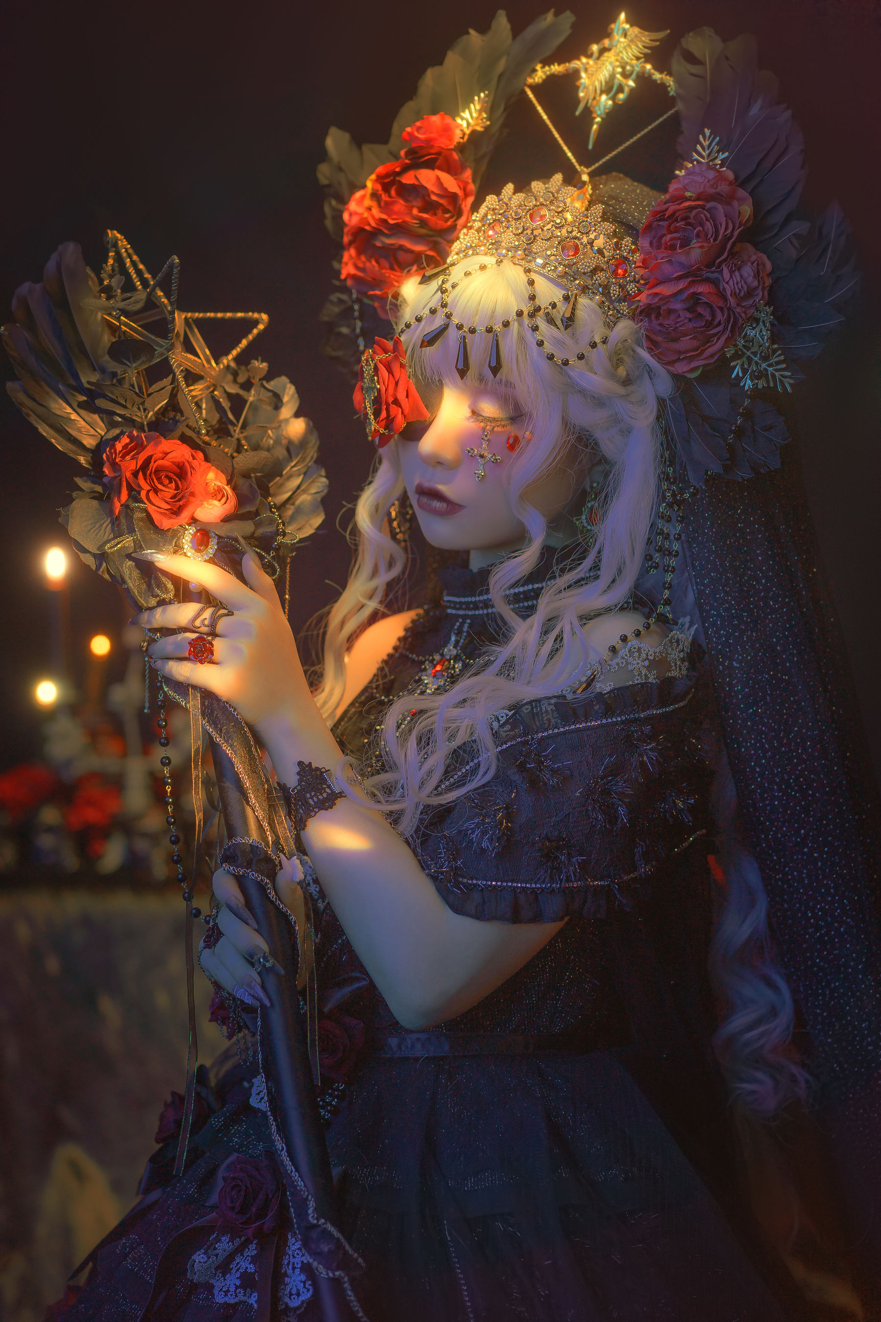 爆机少女喵小吉 – 鸦 [19P]