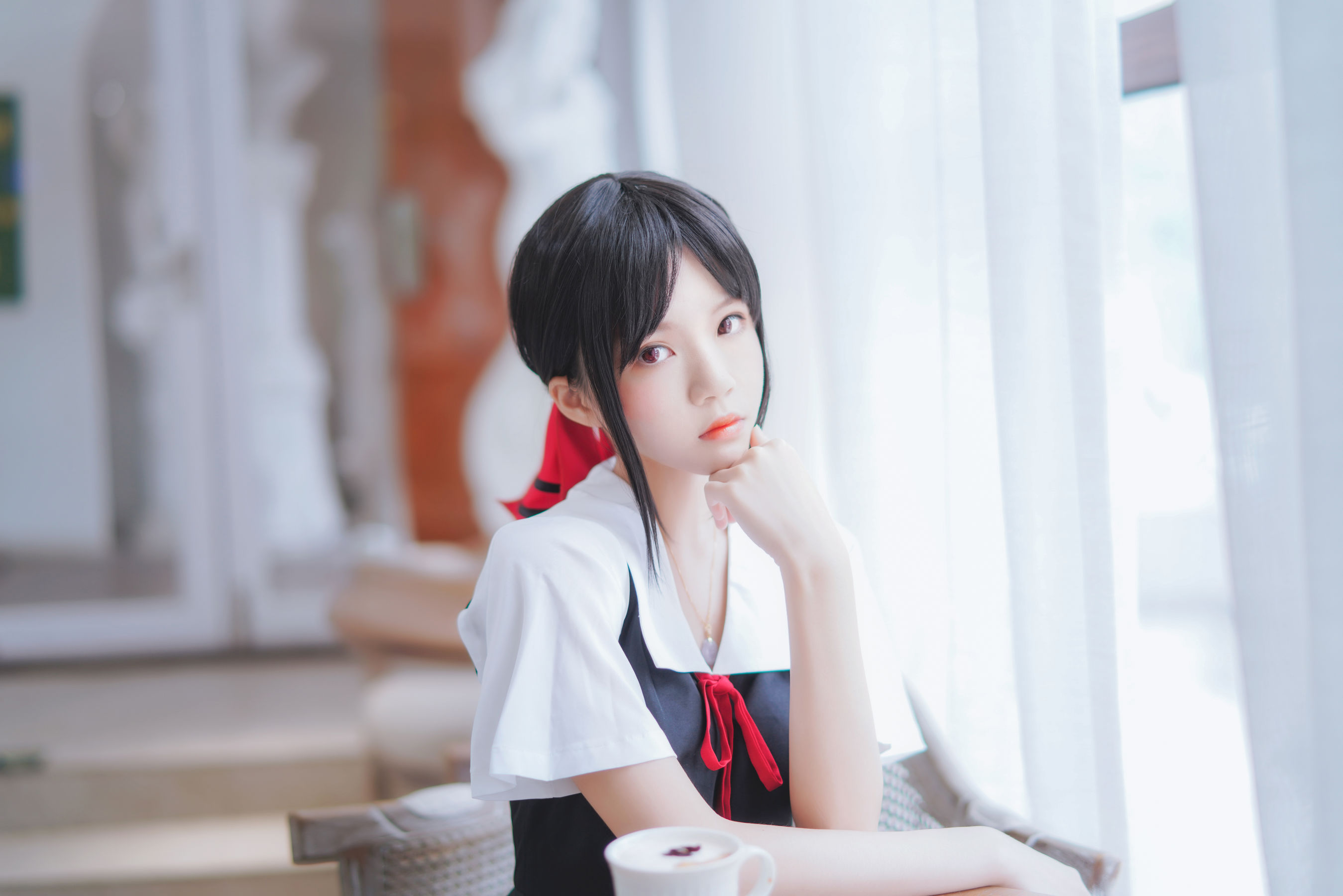 [萝莉COS] 桜桃喵《四宫辉夜》 [10P]