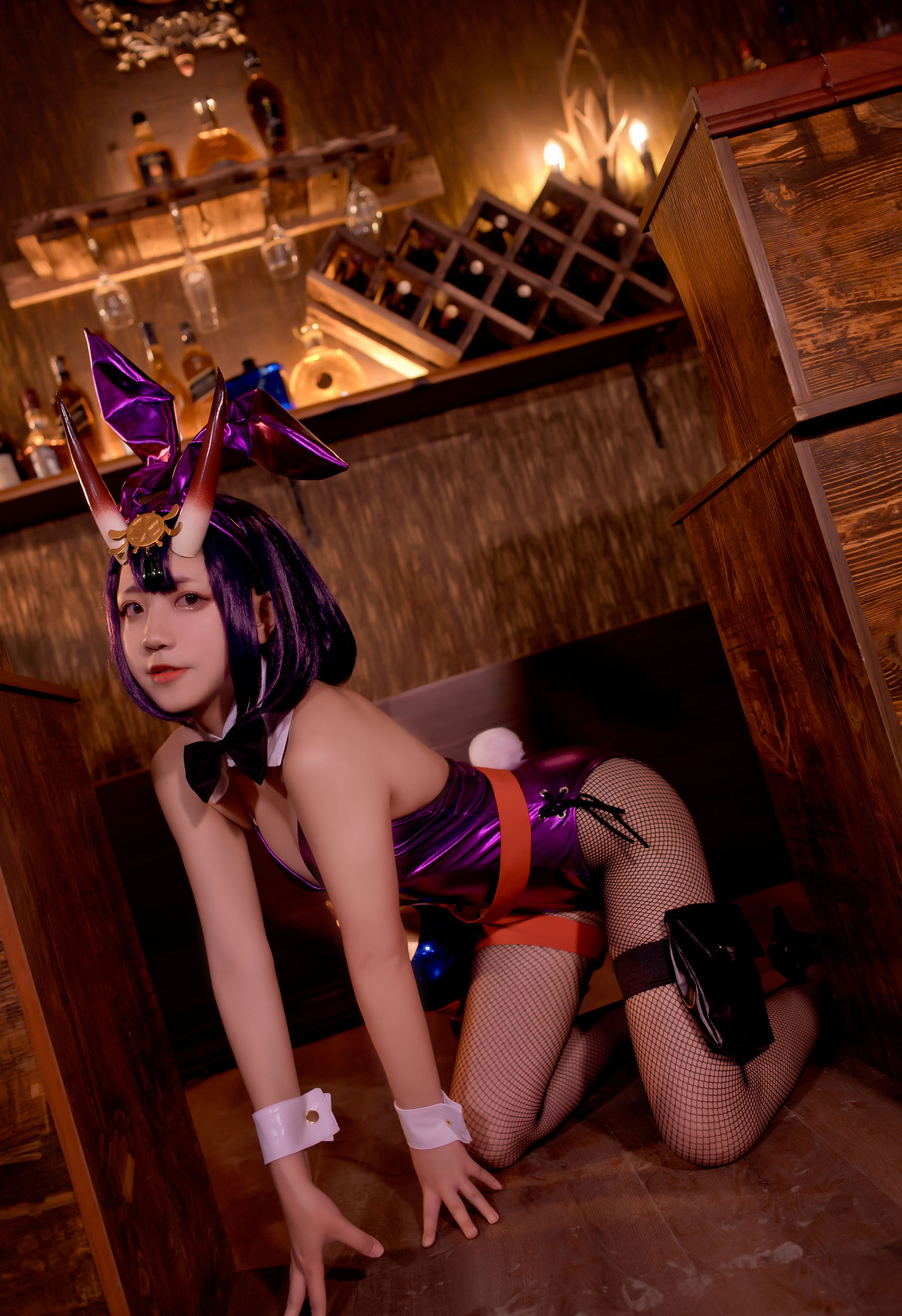 微博萌妹蓝小沂KiKi – 酒吞童子 [7P]