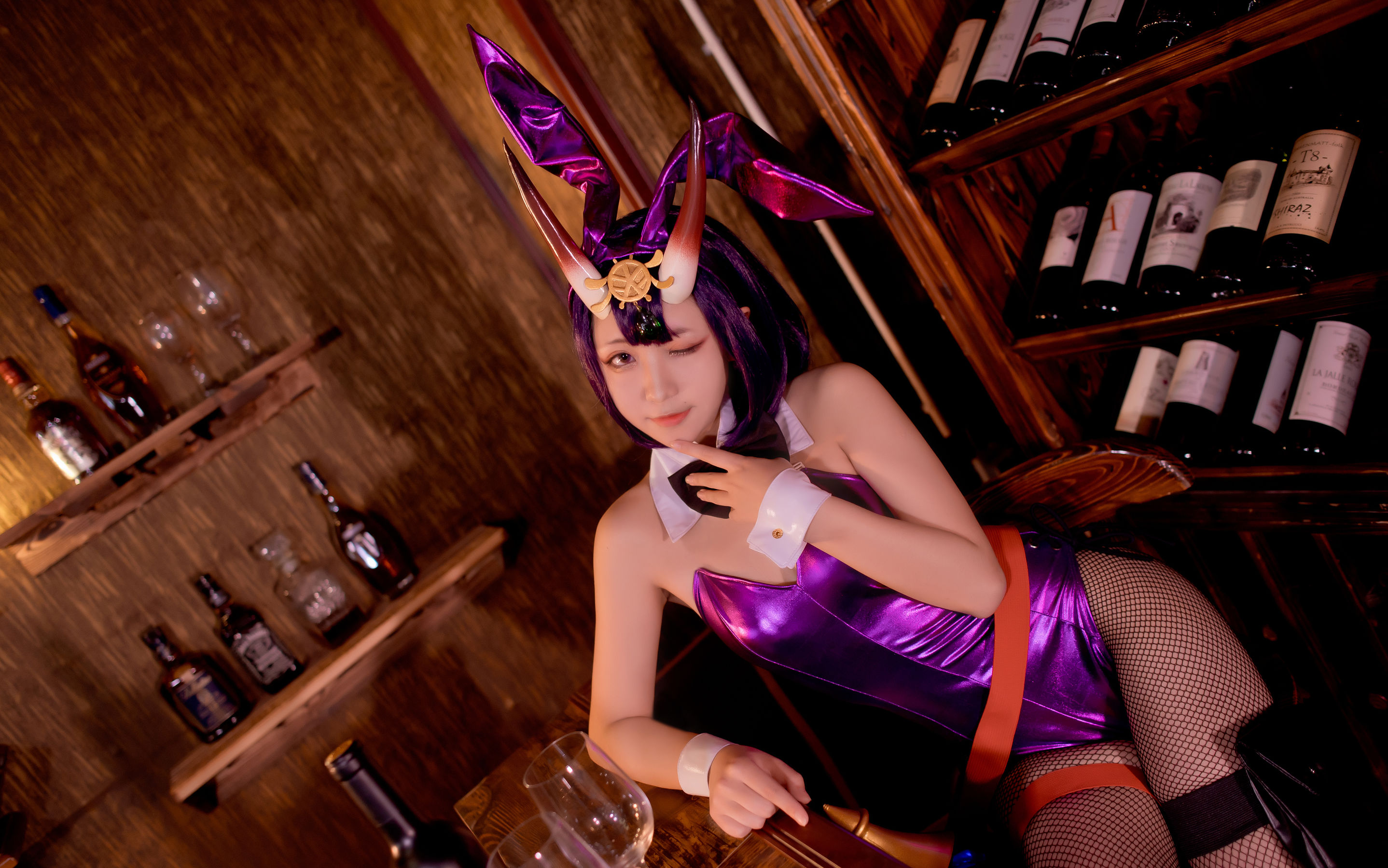 微博萌妹蓝小沂KiKi – 酒吞童子 [7P]