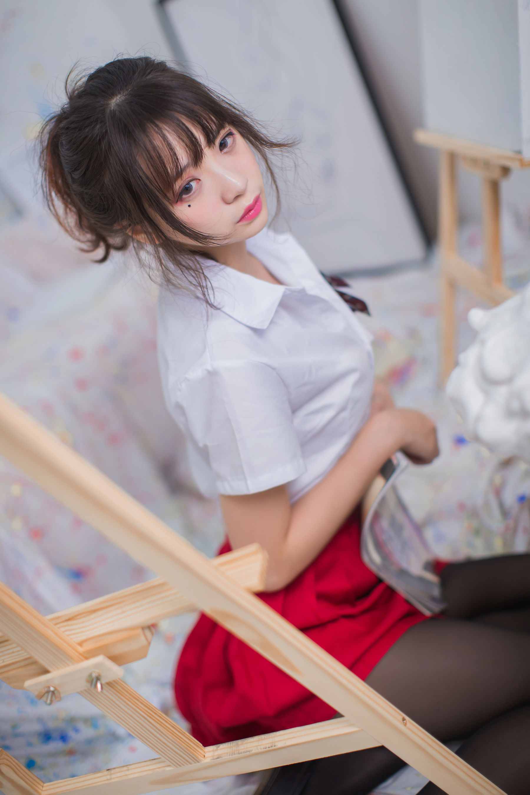 [萝莉COS] 疯猫ss《黑丝 @ JK @ 少女》 [47P]