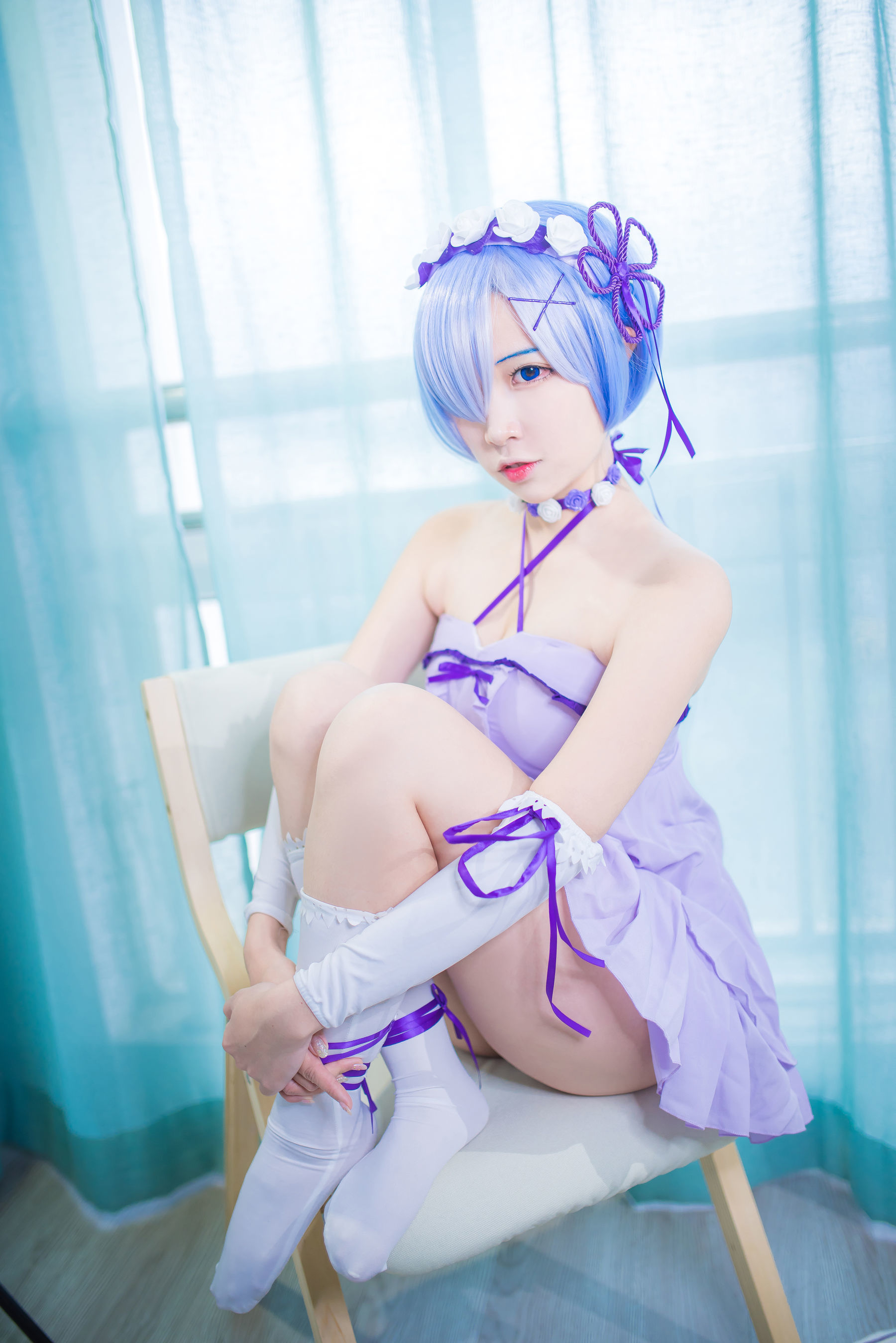 人气Coser二佐Nisa – 蕾姆生日 [12P]
