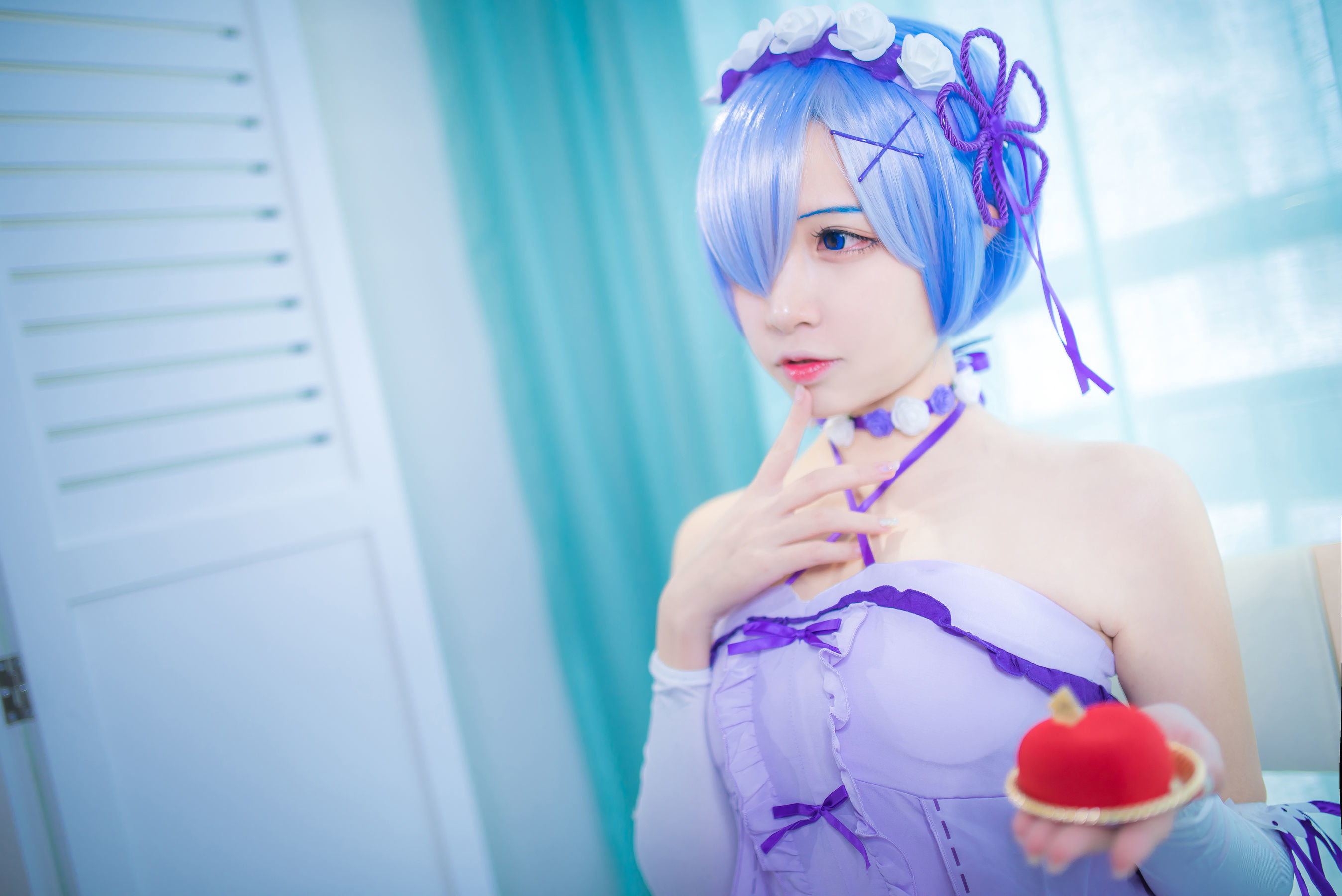 人气Coser二佐Nisa – 蕾姆生日 [12P]