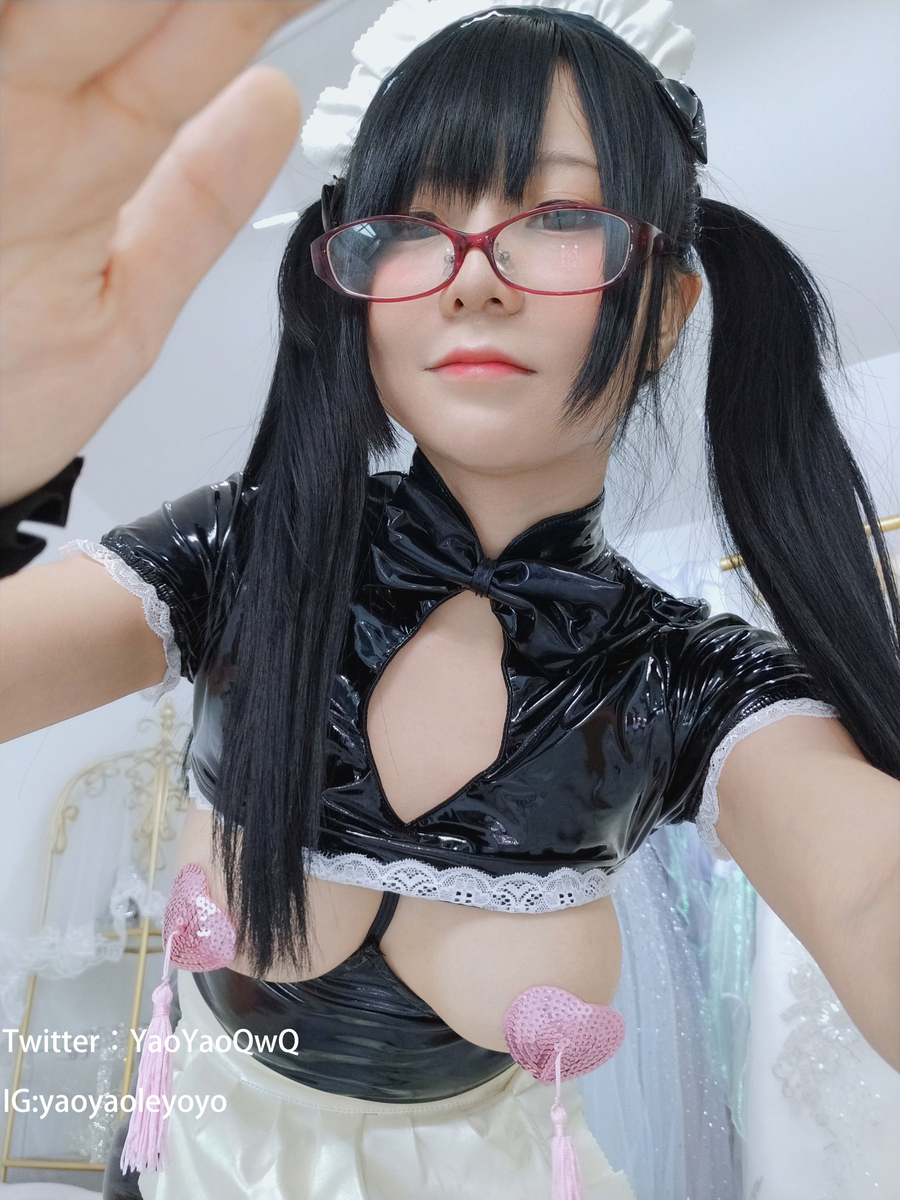 萌妹子Coser摇摇乐yoyo – 恶魔女仆 [84P]