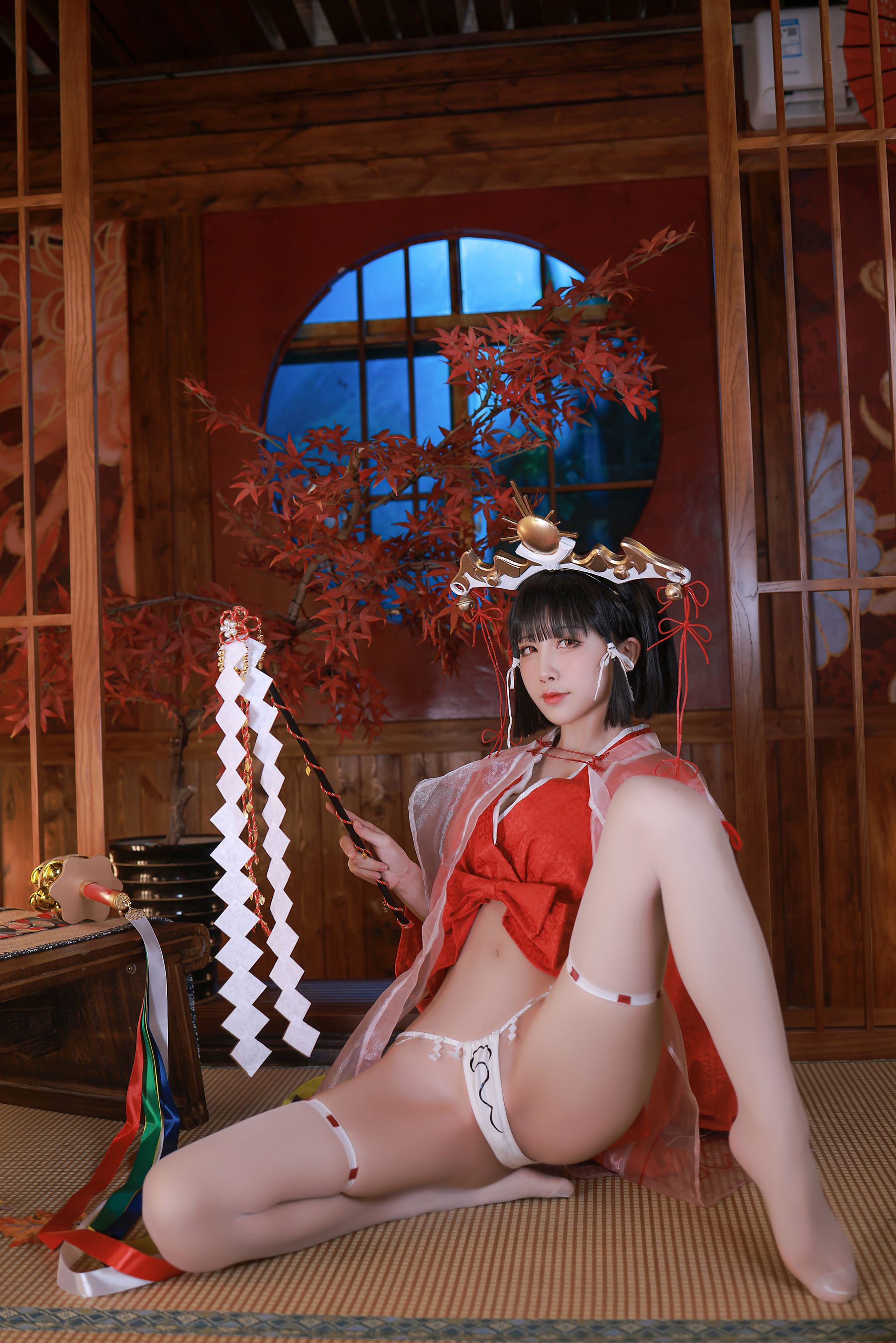 动漫博主水淼aqua – 黑兽 辉夜巫女 [73P]