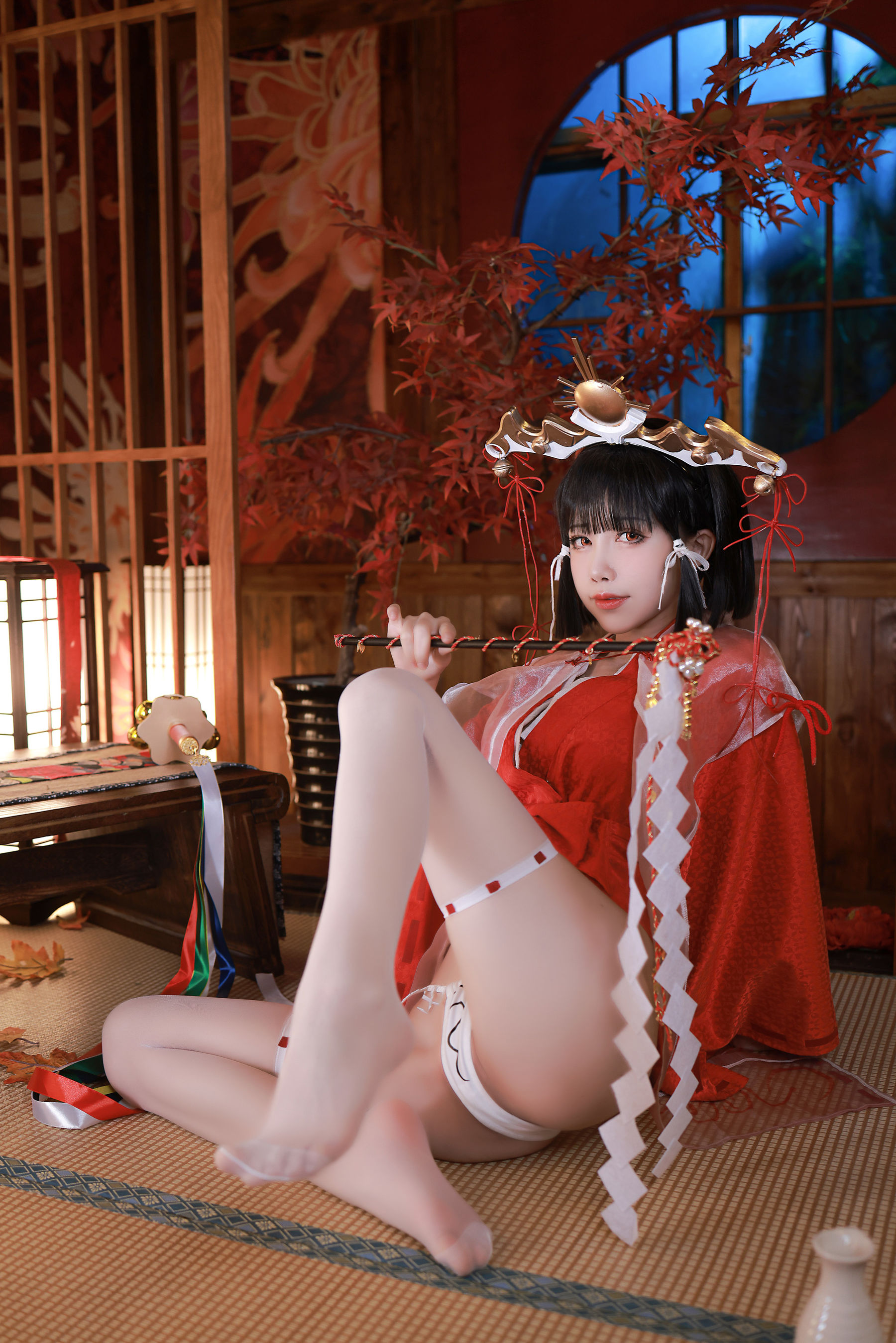 动漫博主水淼aqua – 黑兽 辉夜巫女 [73P]