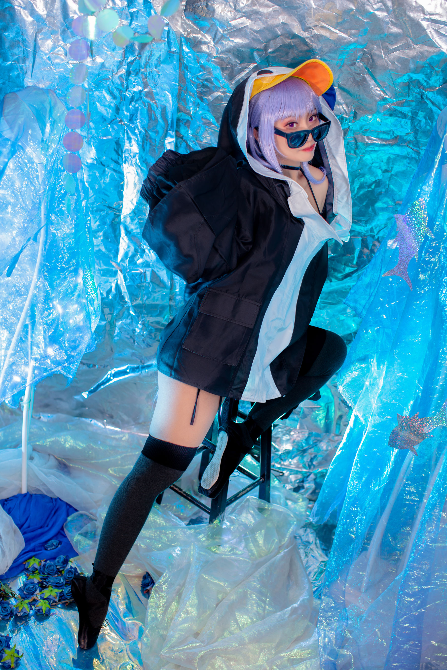 动漫博主洛璃LoLiSAMA – 水着莉莉丝 [32P]