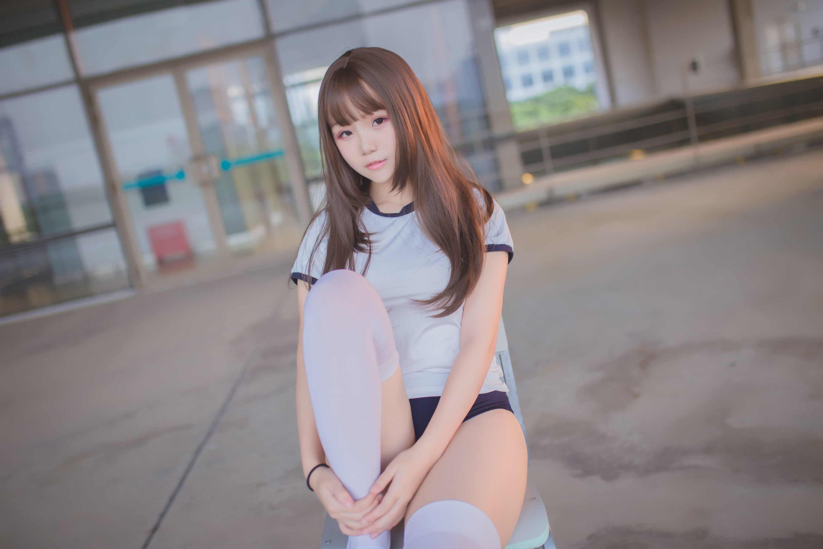 [萝莉COS] Yoko宅夏Cos – 白丝捆绑 [30P]