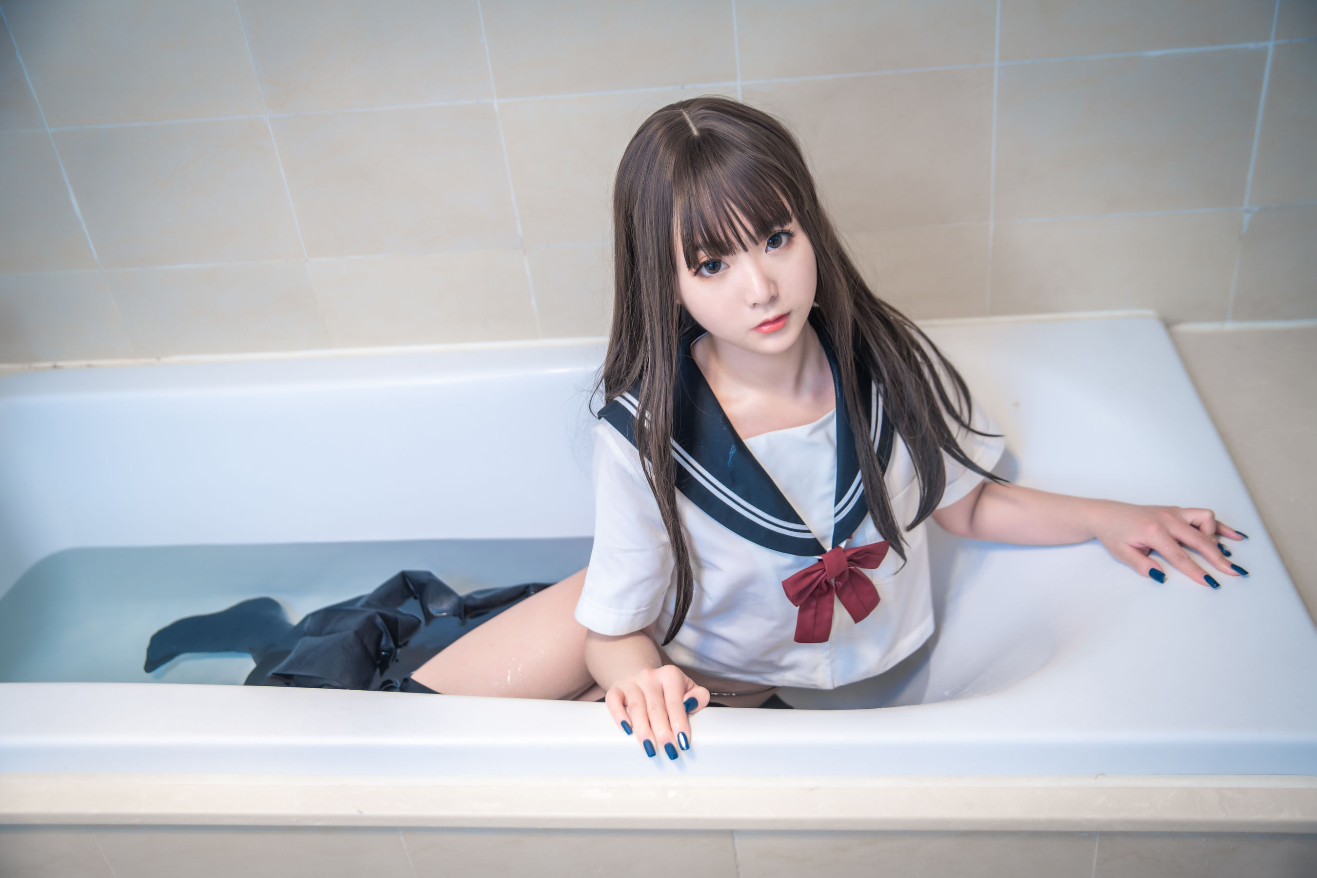 萌妹是青水 JK制服 [30P]