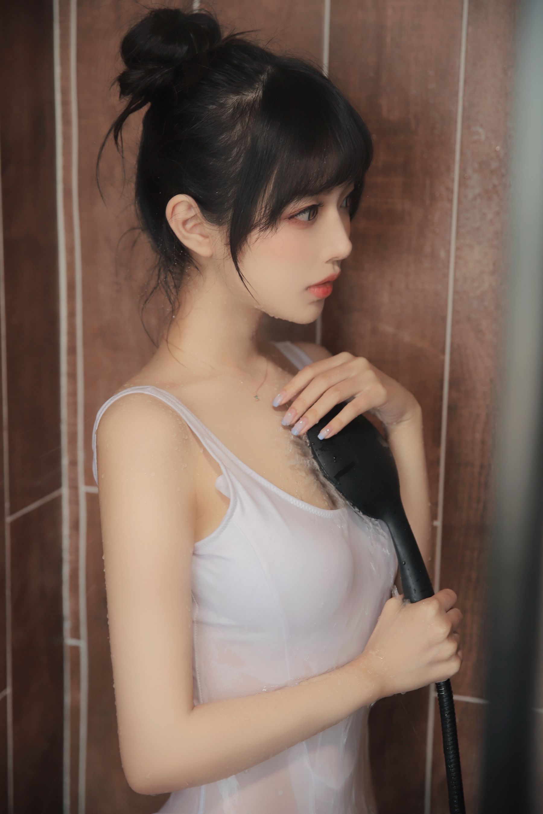 Shika小鹿鹿 – 半透浴室 [22P]