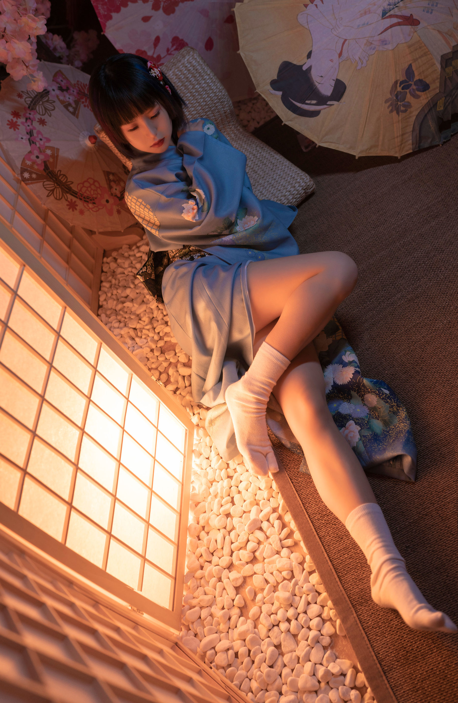 美少女晕崽 – 樱之诱惑 [34P]
