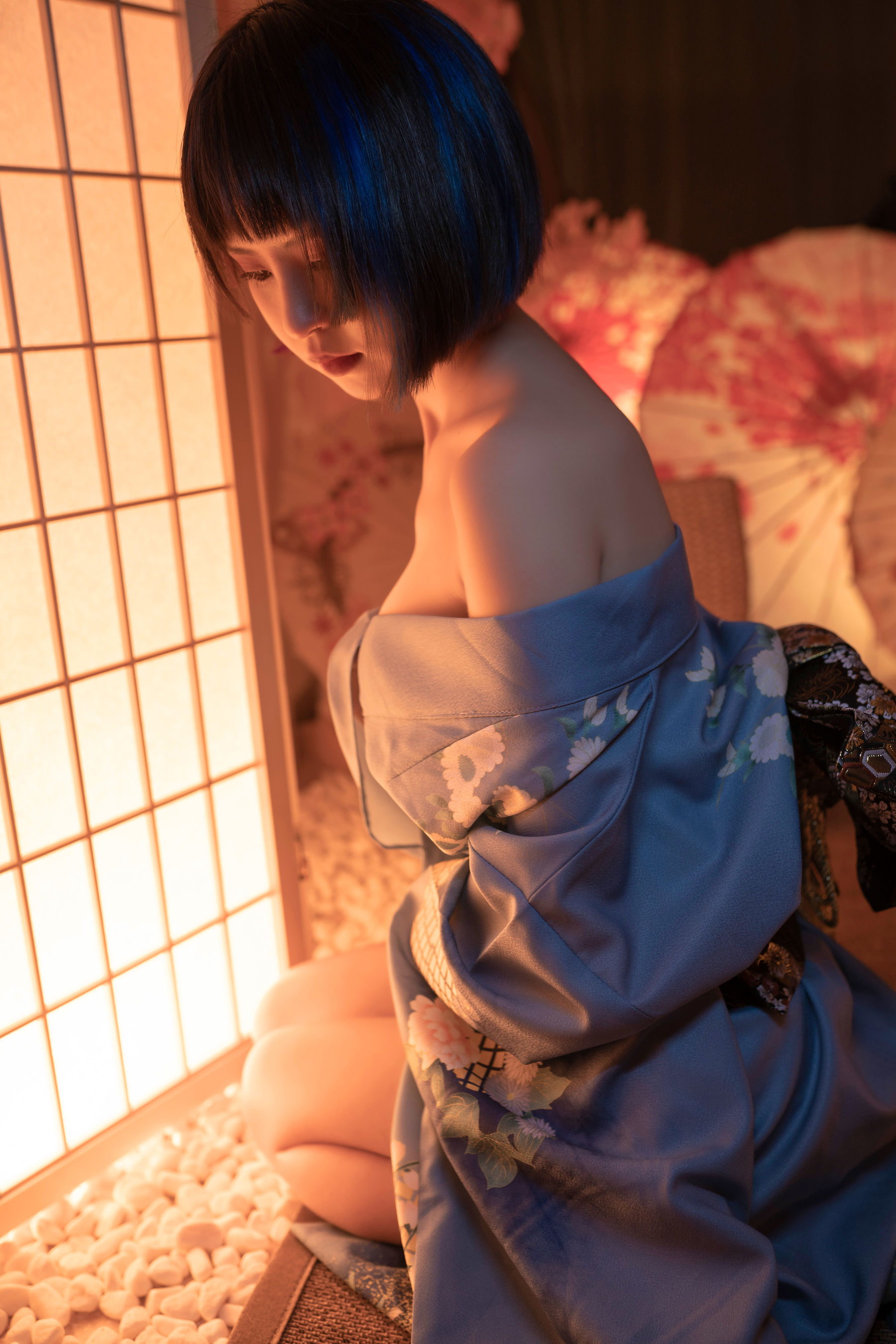 美少女晕崽 – 樱之诱惑 [34P]