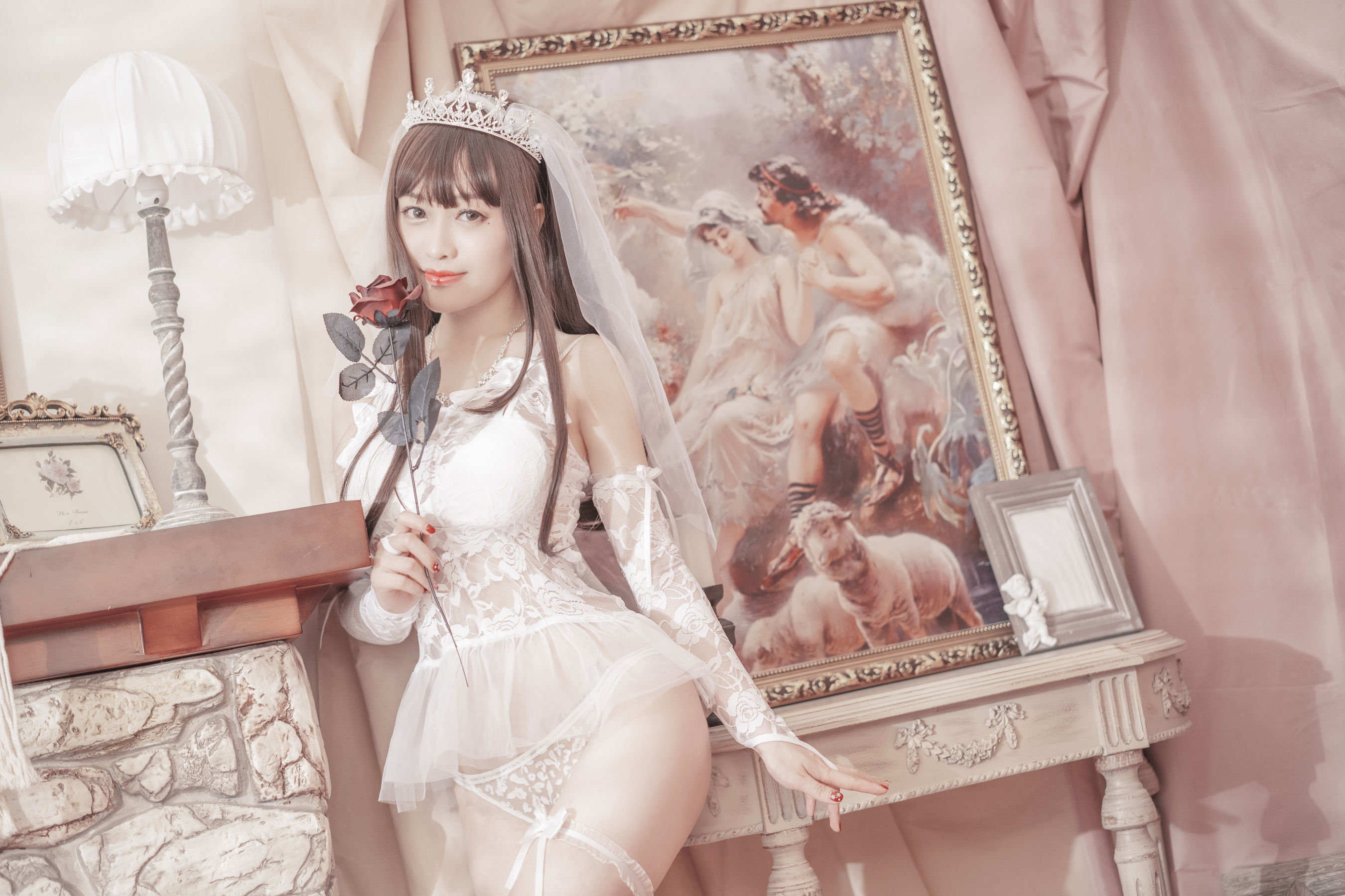 动漫博主脱尾巴Mizuki – 婚纱 [30P]