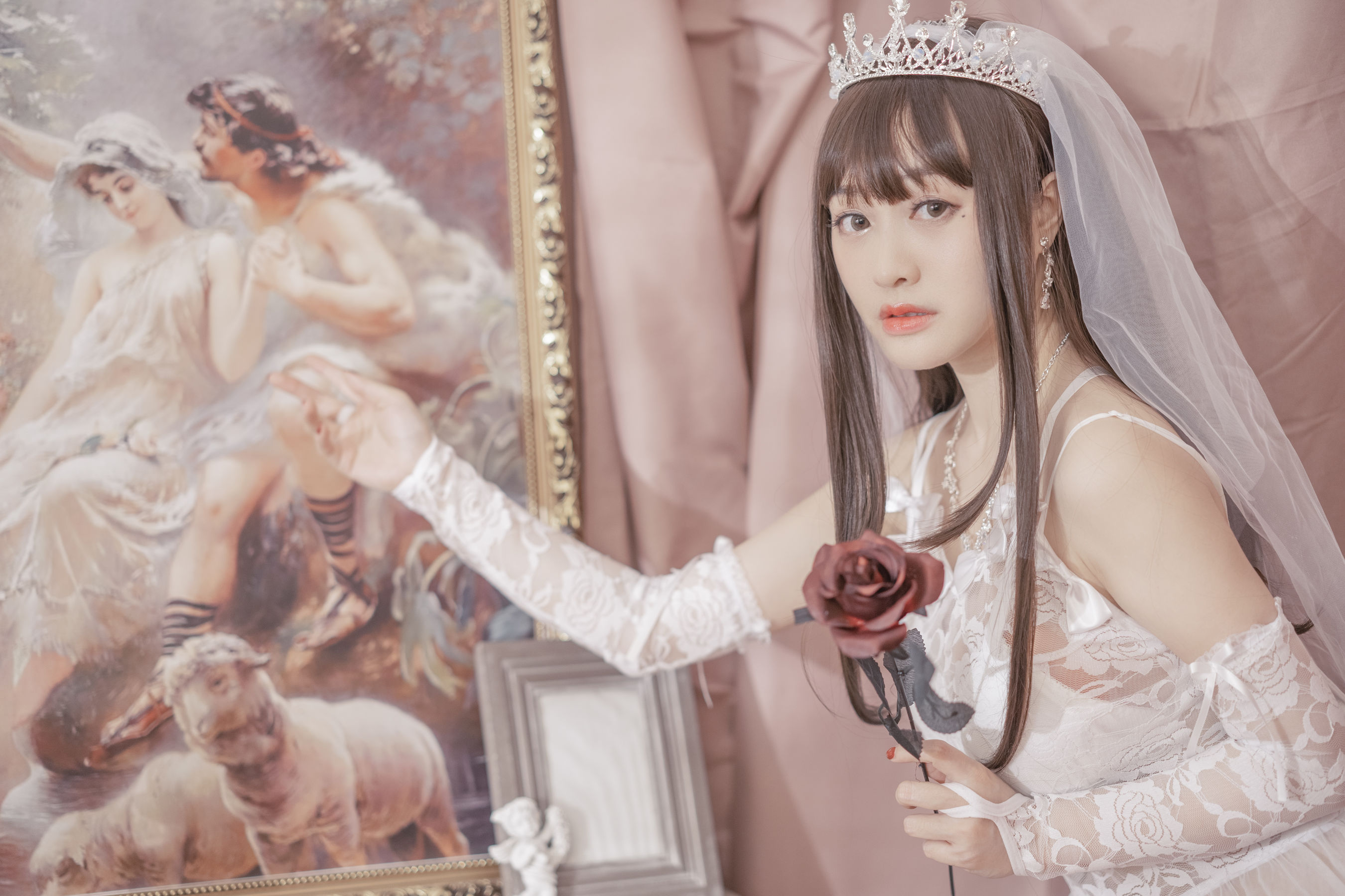 动漫博主脱尾巴Mizuki – 婚纱 [30P]