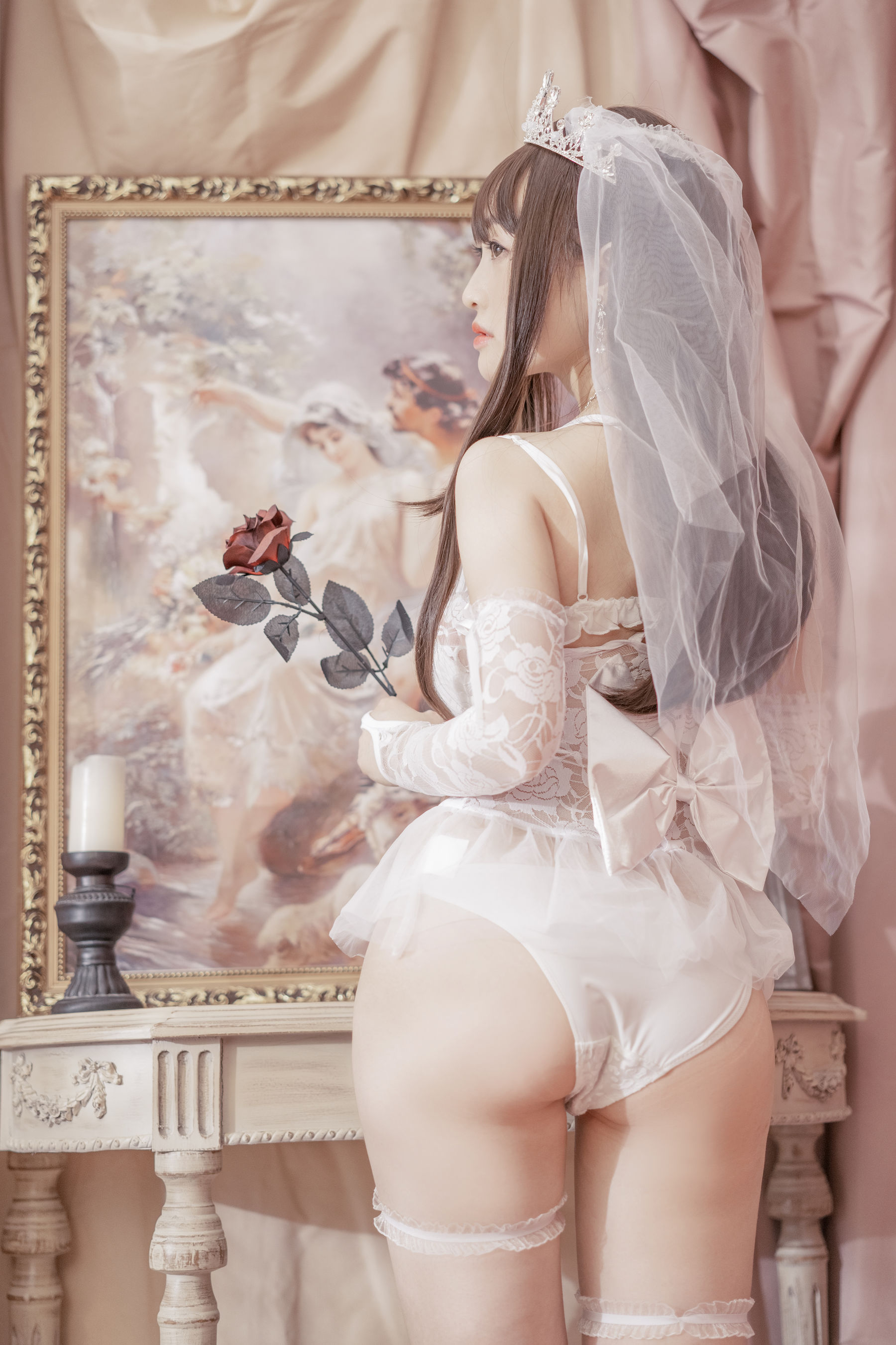 动漫博主脱尾巴Mizuki – 婚纱 [30P]
