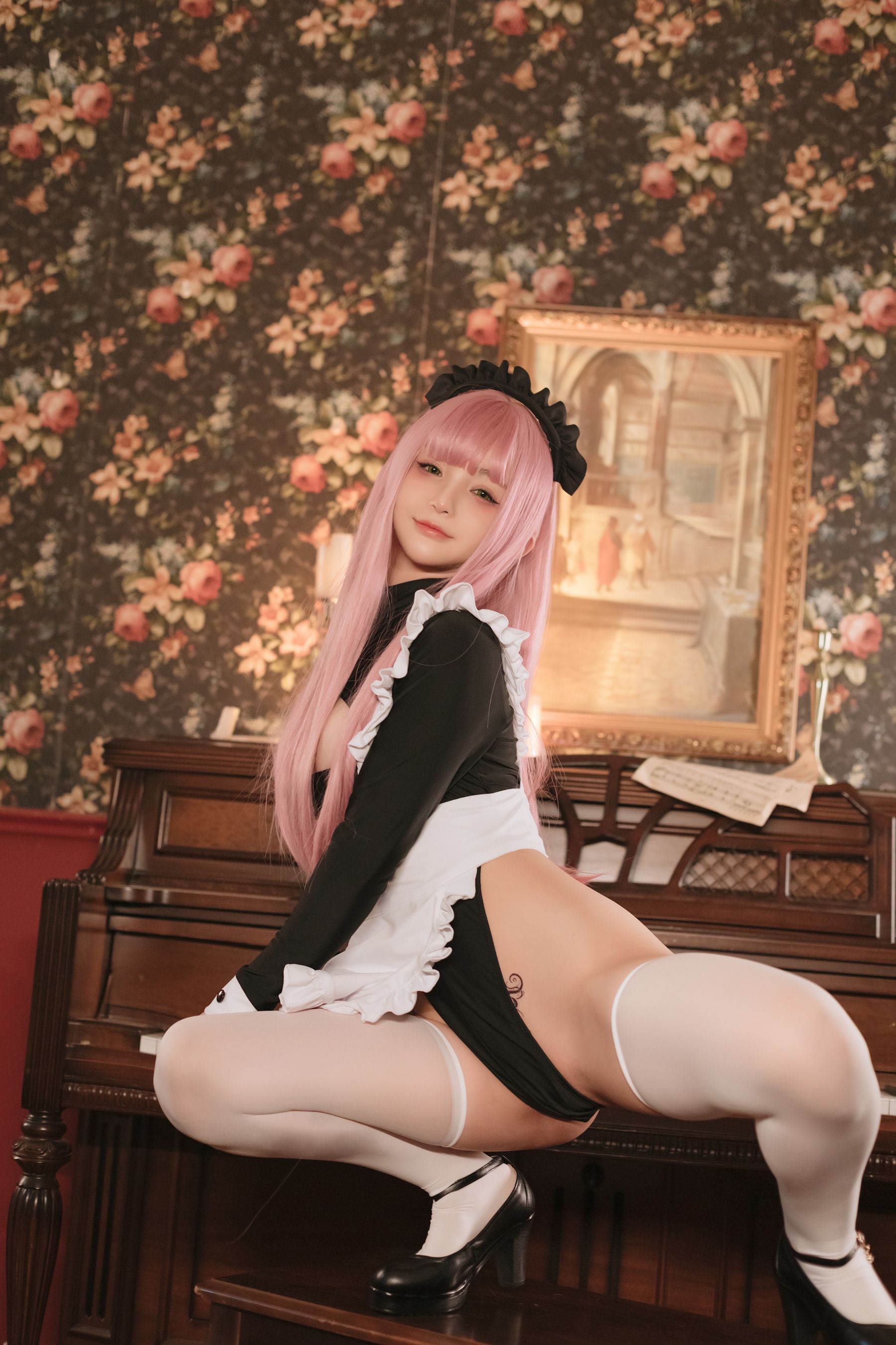 桜井宁宁 – 复古女仆 [45P]