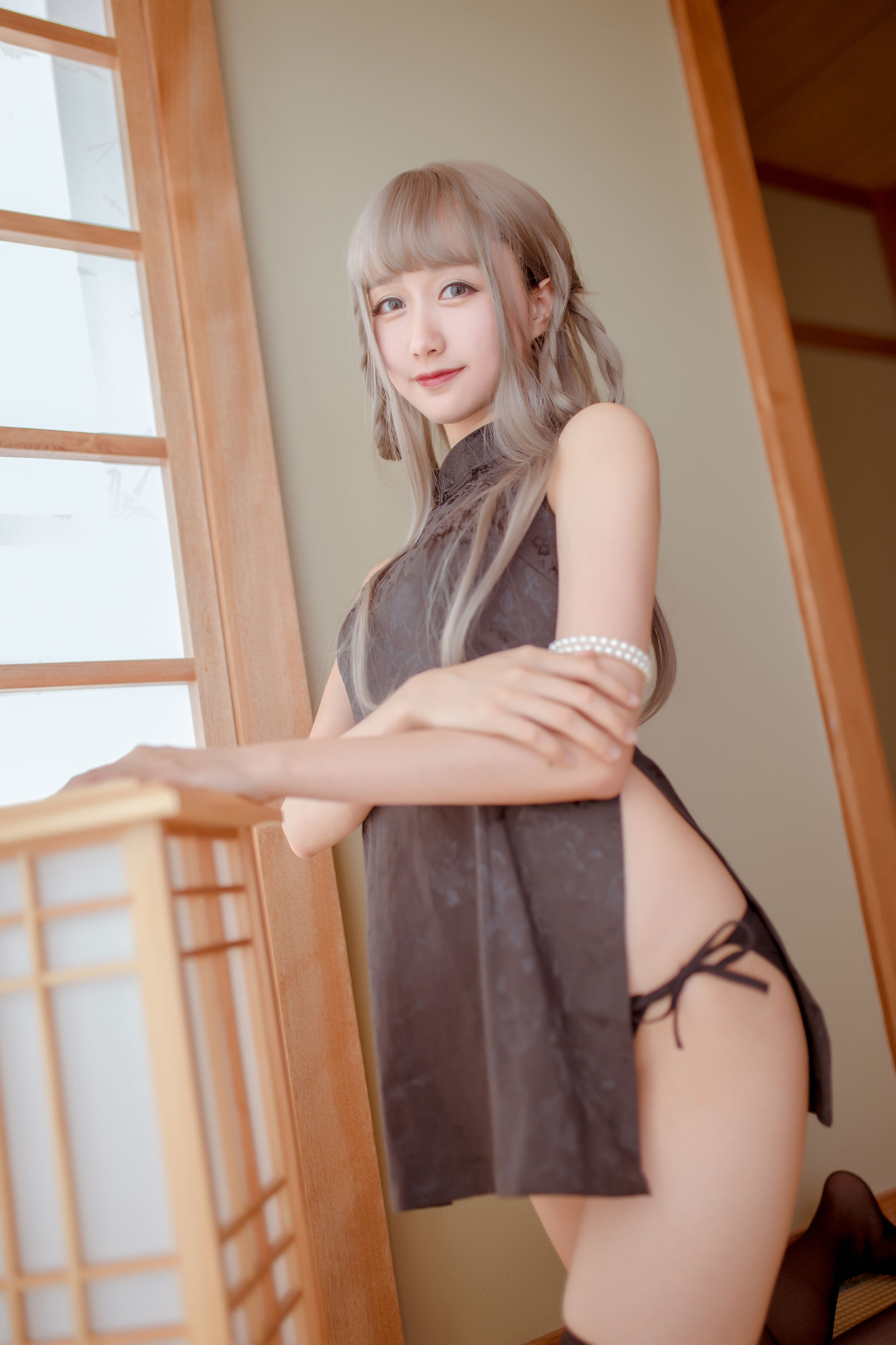 [萝莉COS] 木绵绵OwO – 魔女旗袍&小野妹子 [24P]