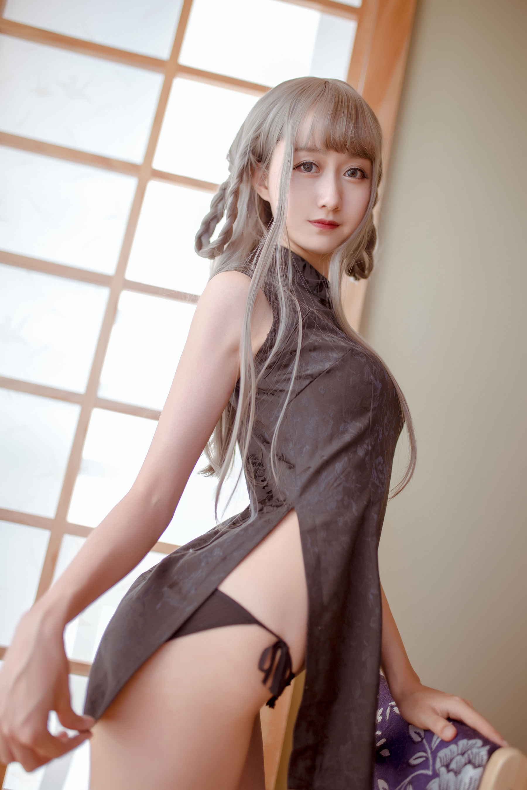 [萝莉COS] 木绵绵OwO – 魔女旗袍&小野妹子 [24P]