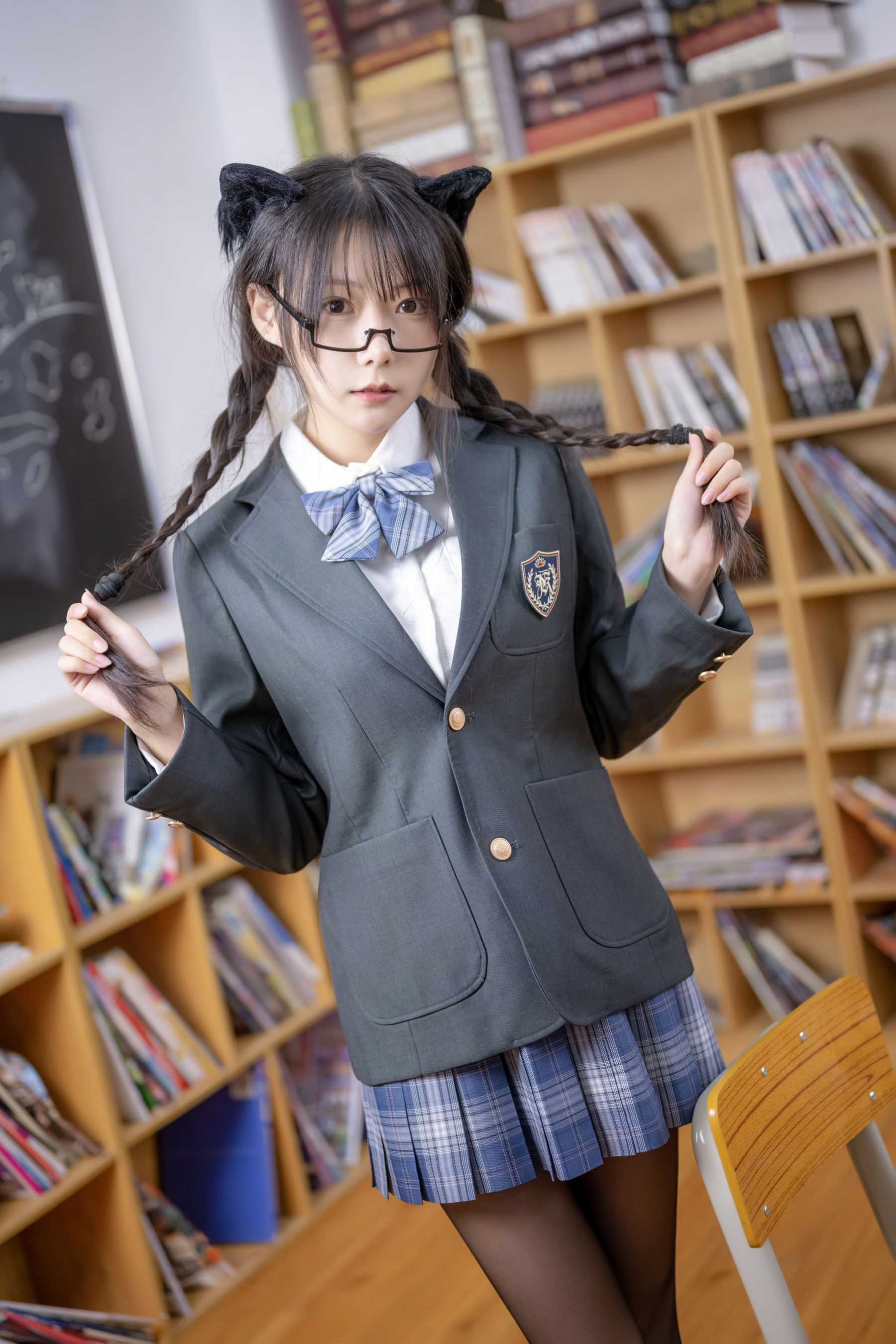 香草喵露露 – 小露乱撞 JK制服 [35P]