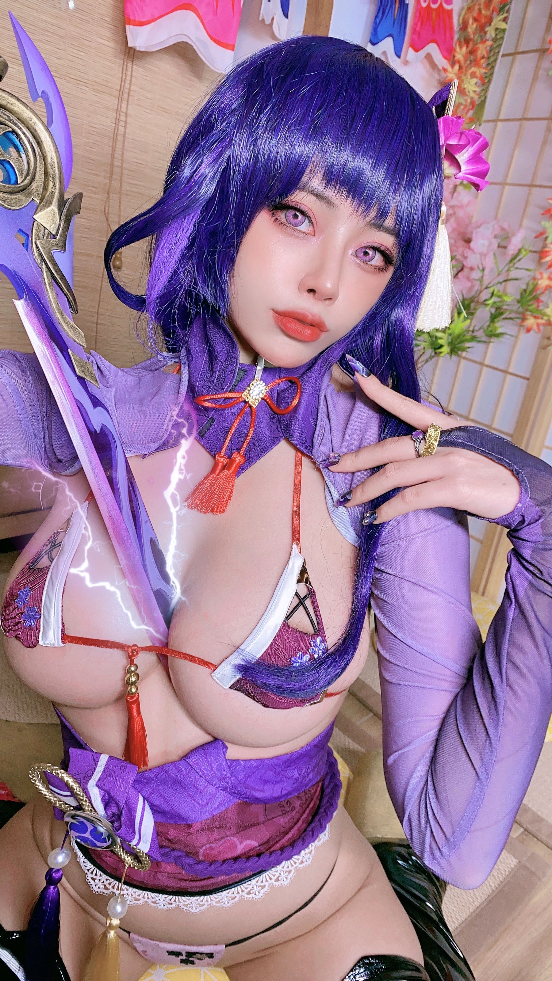 日本性感萝莉Byoru – Raiden Shogun [72P]