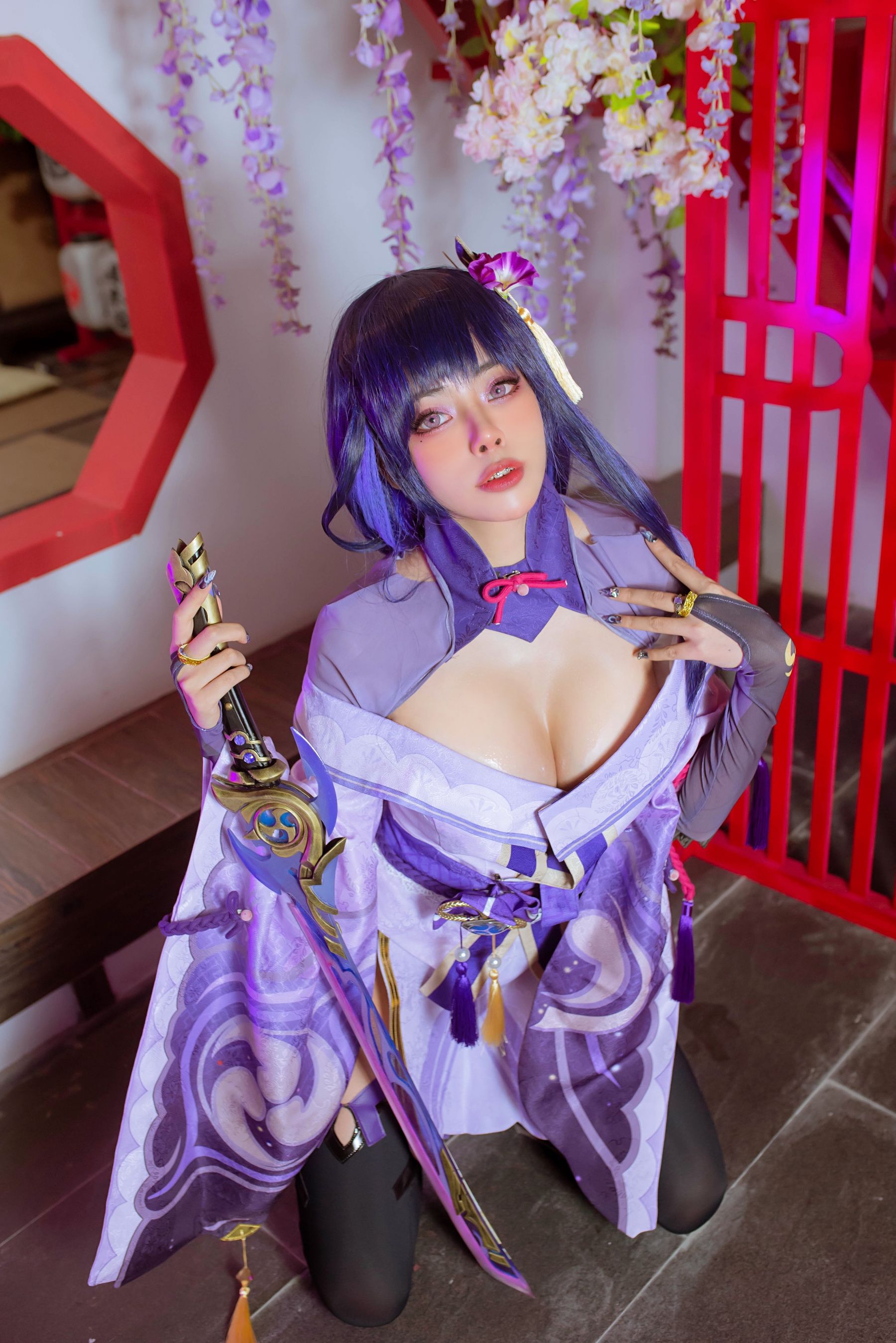 日本性感萝莉Byoru – Raiden Shogun [72P]
