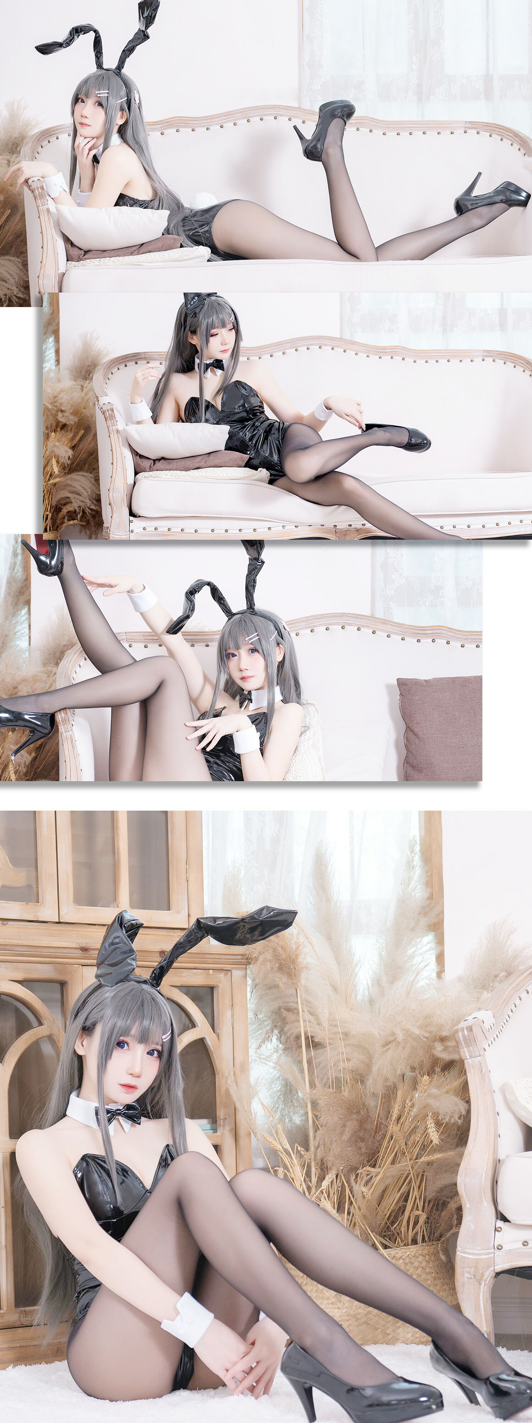 焖焖碳 – 樱岛麻衣兔女郎 [32P]
