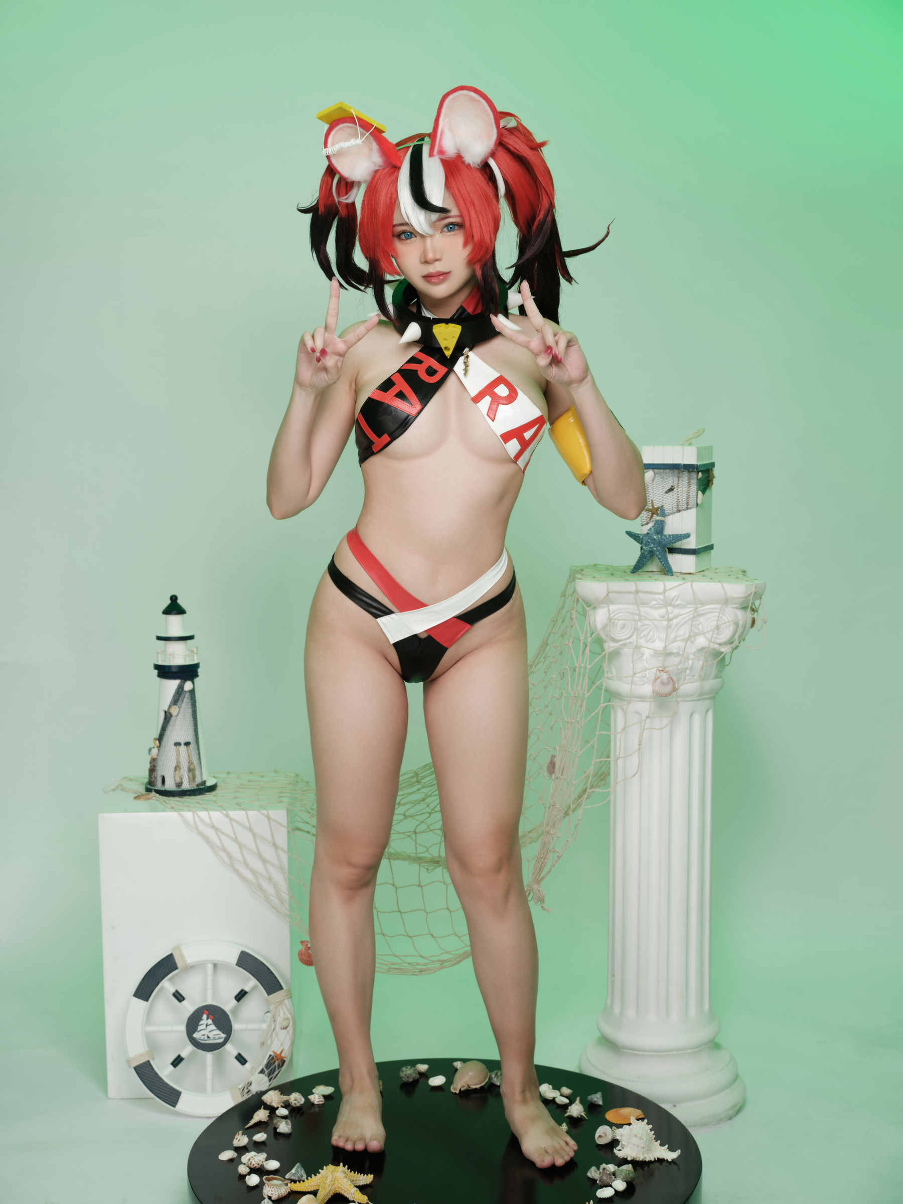 ZinieQ – Hakos Baelz Pole Dancing [38P]