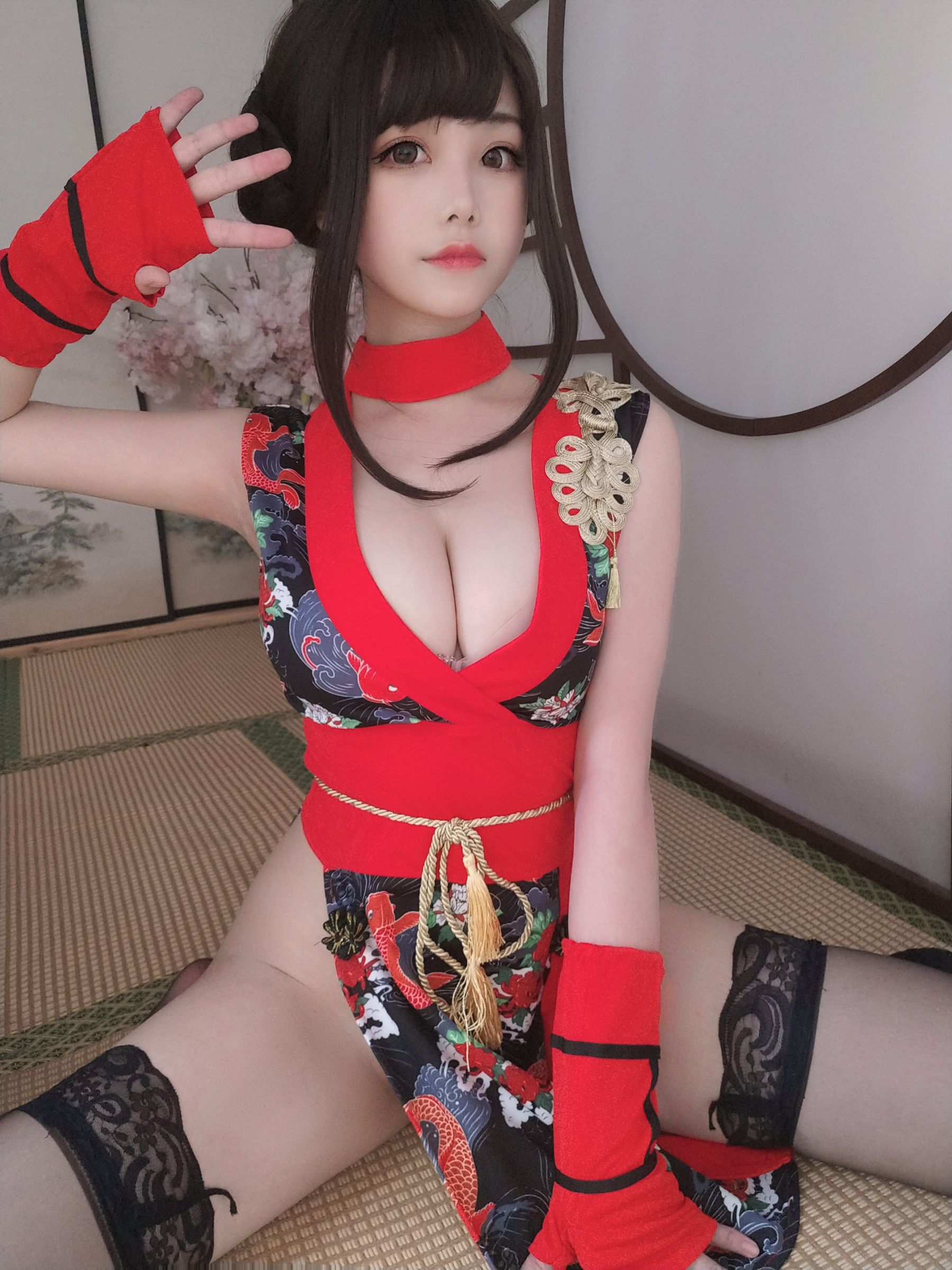萌系小姐姐蜜汁猫裘 – 红武士 [40P]