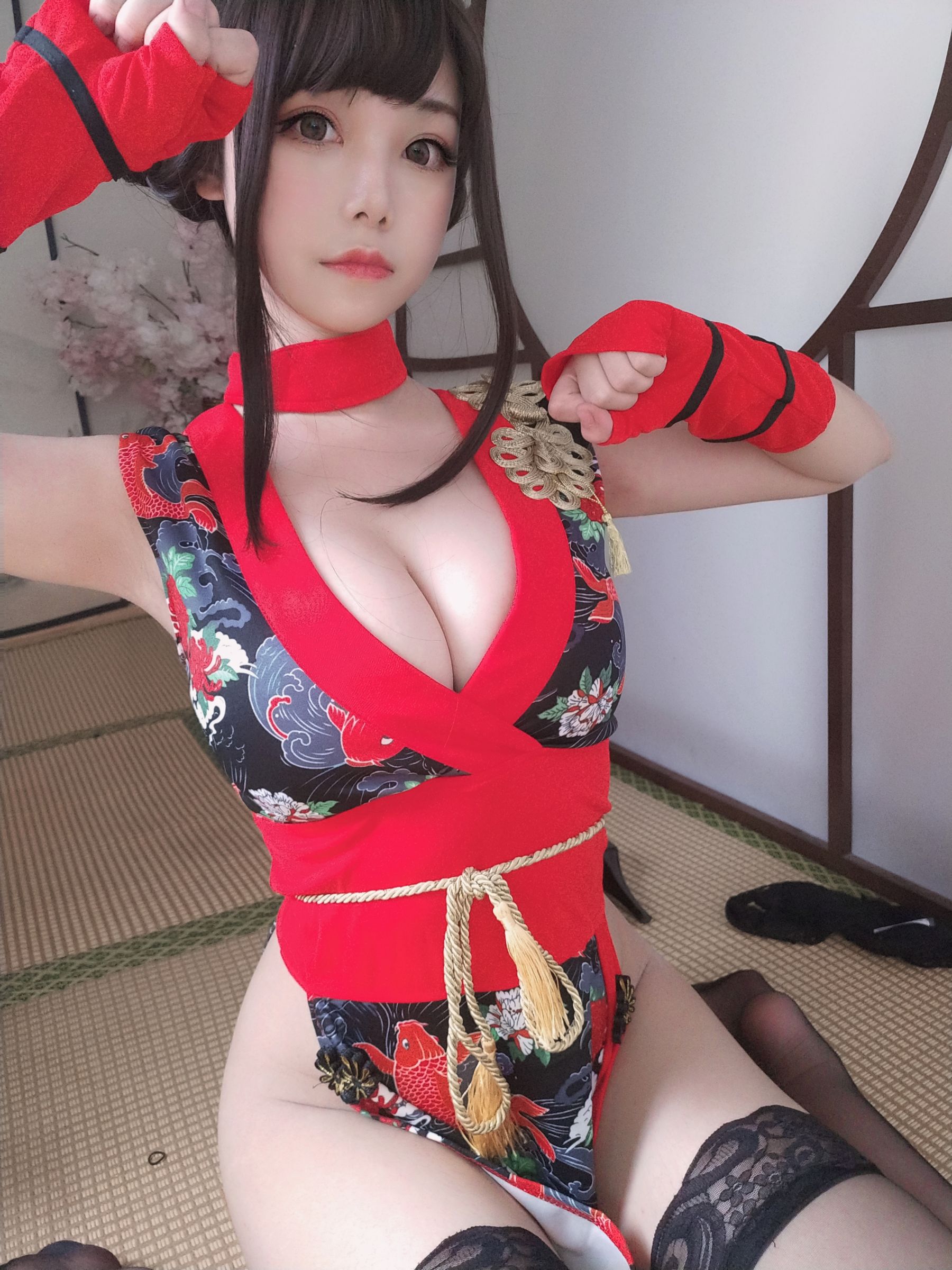 萌系小姐姐蜜汁猫裘 – 红武士 [40P]