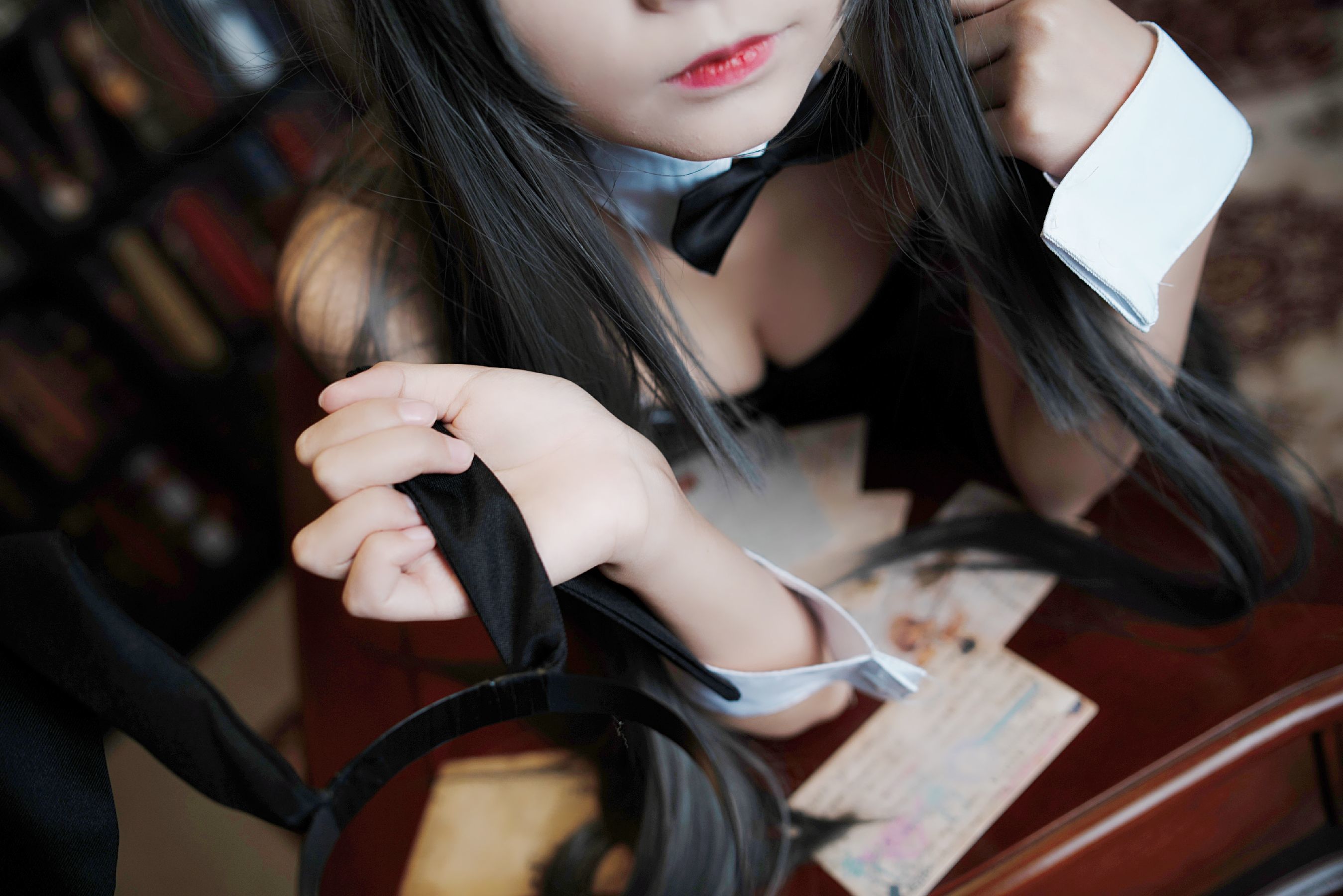 [萝莉COS] 清纯少女五更百鬼 – 樱岛麻衣兔女郎 [38P]