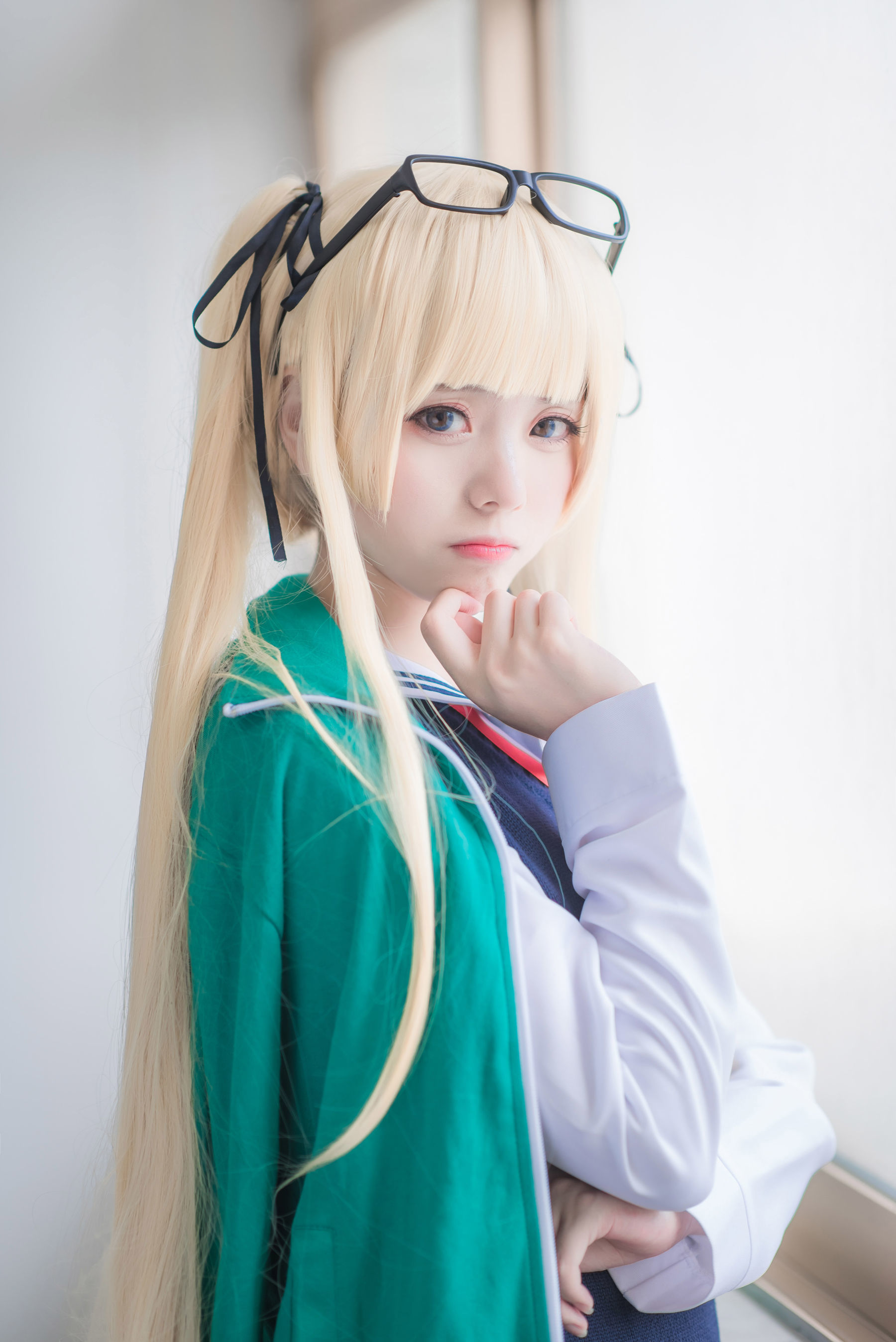 [萝莉COS] 白金Saki – 校服 [29P]