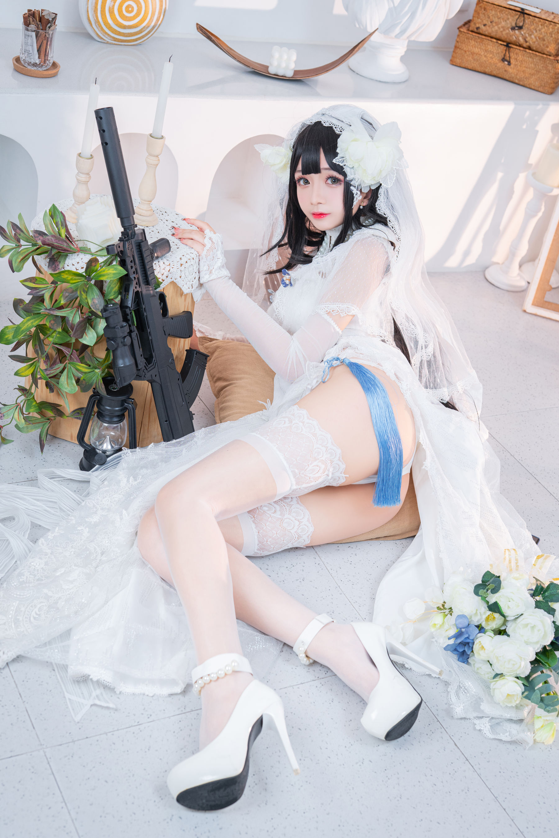 Cosplay日奈娇 – 95式婚纱 [50P]