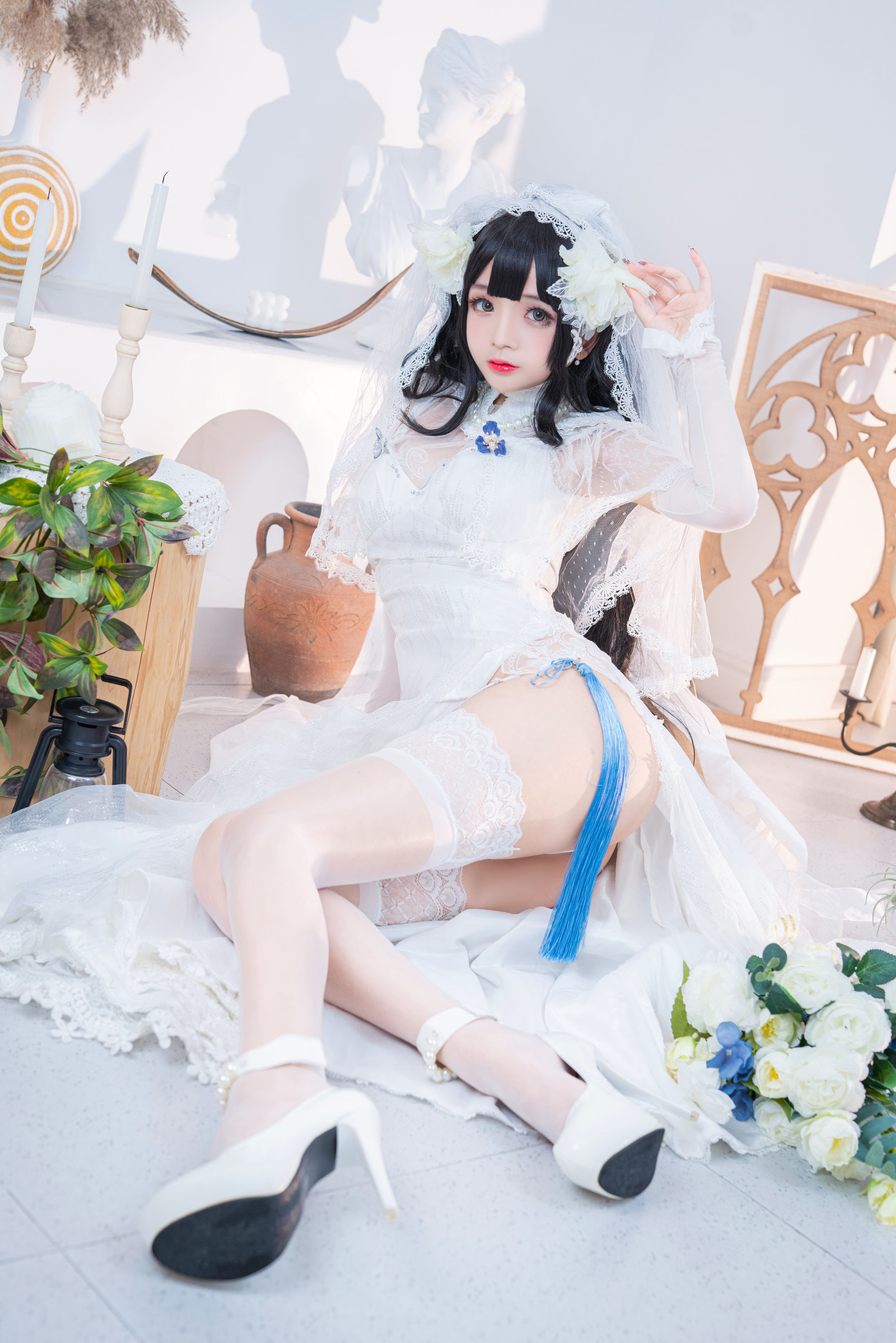 Cosplay日奈娇 – 95式婚纱 [50P]