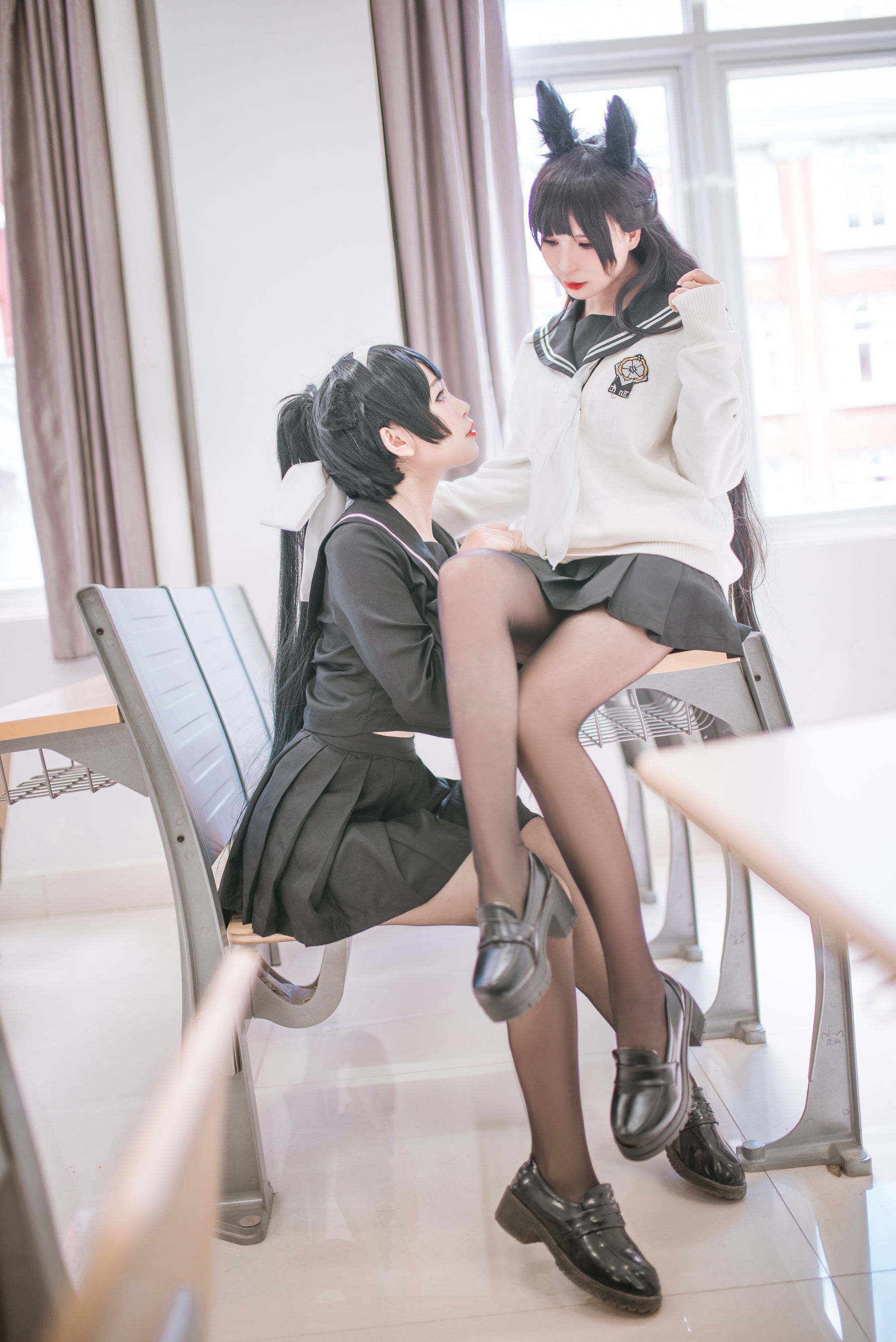 动漫博主北之北 – 碧蓝航线 爱宕JK [9P]