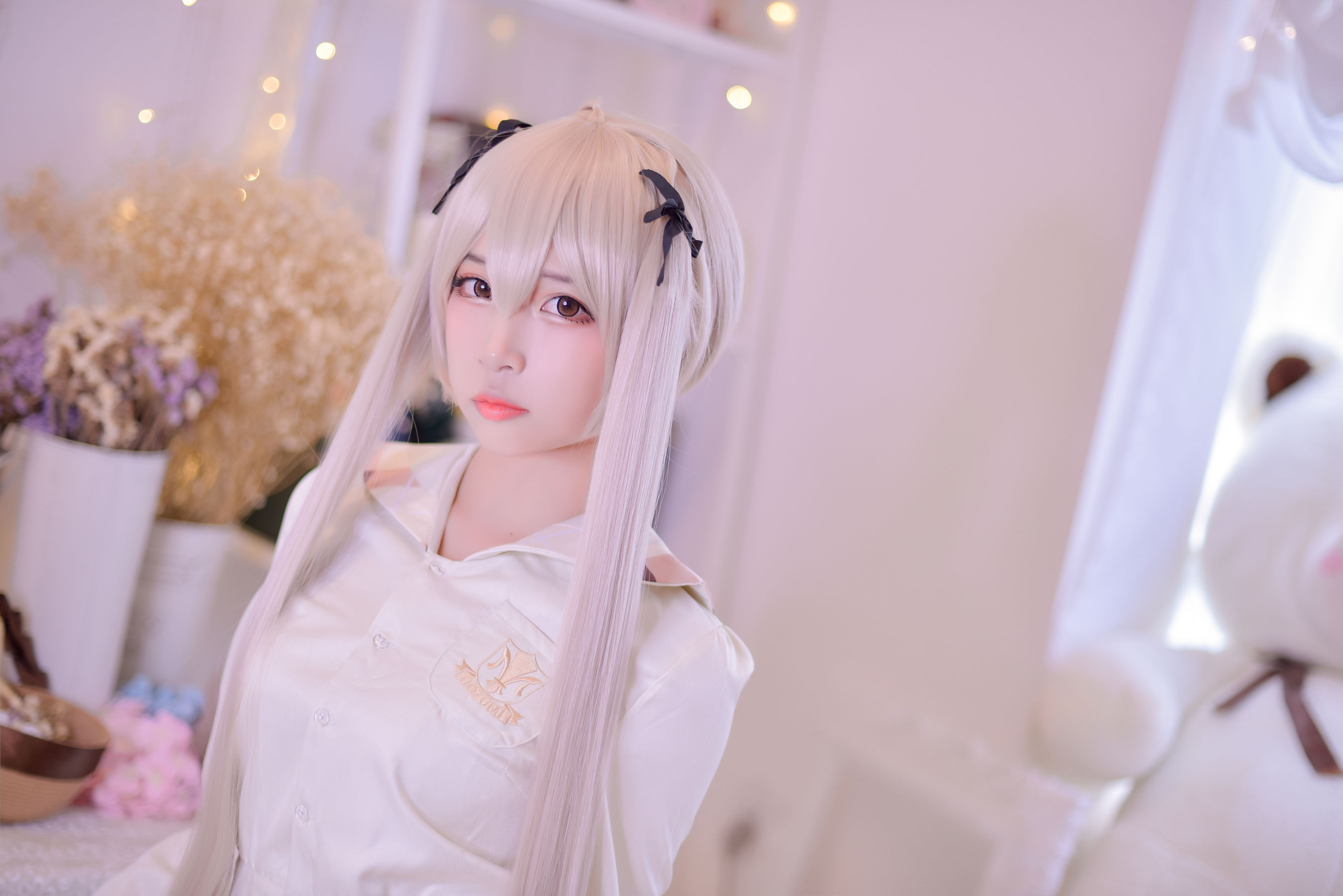 人气Coser二佐Nisa – 穹妹校服 [46P]