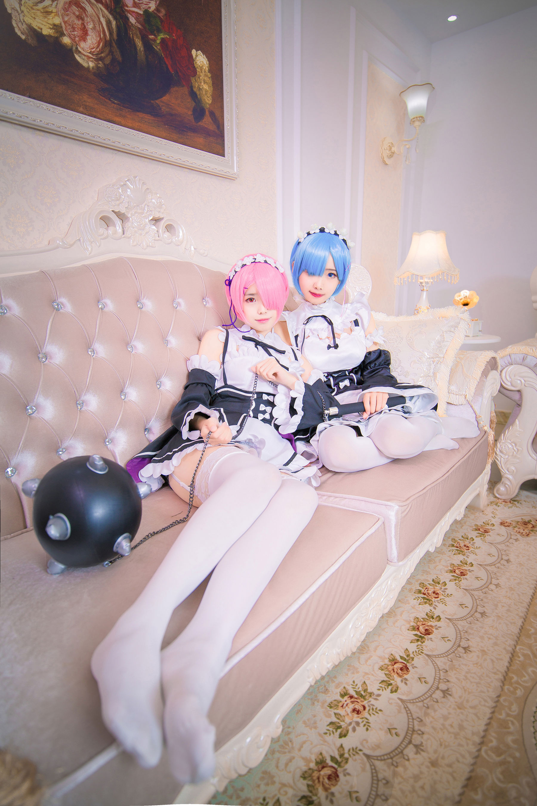 萌系小野妹子w Ram Rem（拉姆，雷姆） [24P]
