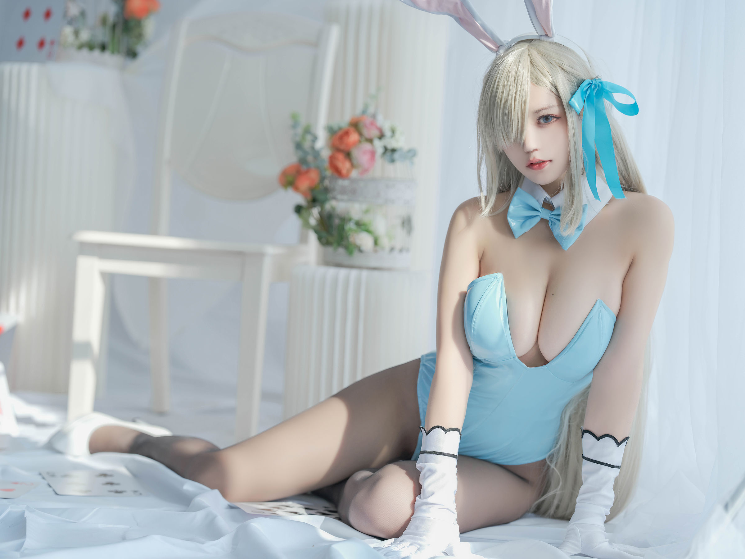 动漫博主小仓千代w – 明日奈 兔女郎 [22P]