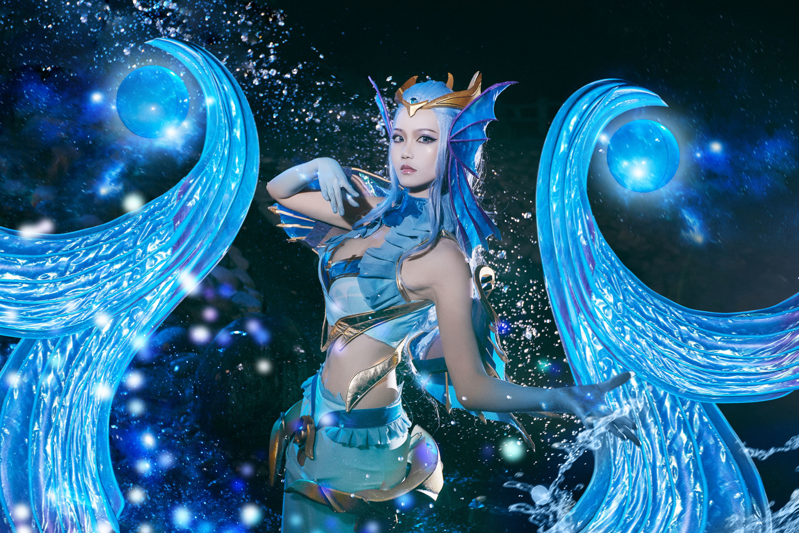 人气coser戚顾儿MIKI 王者荣耀 武则天海洋之心 [19P]