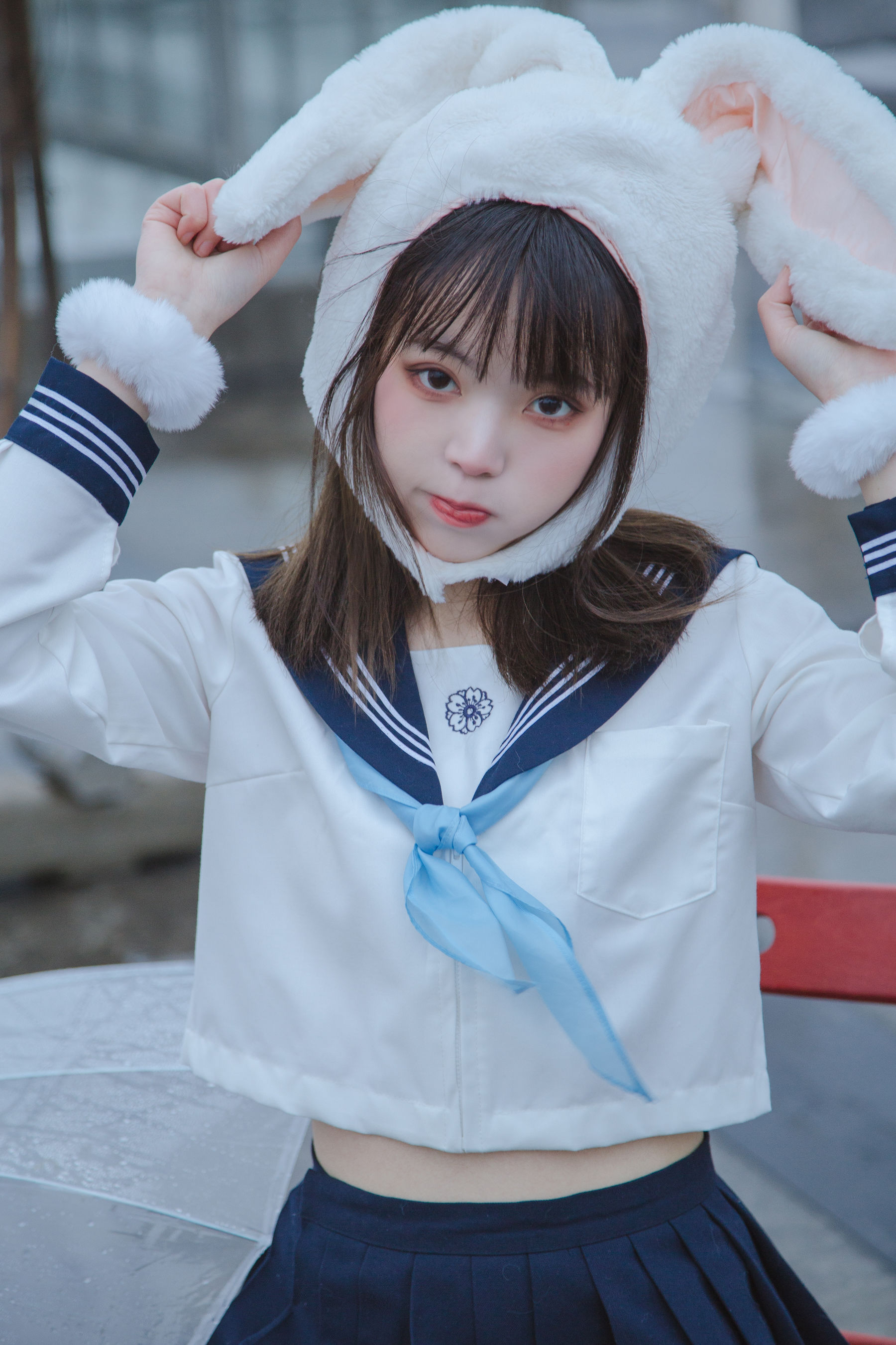 可爱妹子Fushii_海堂 – 兔兔头 [24P]