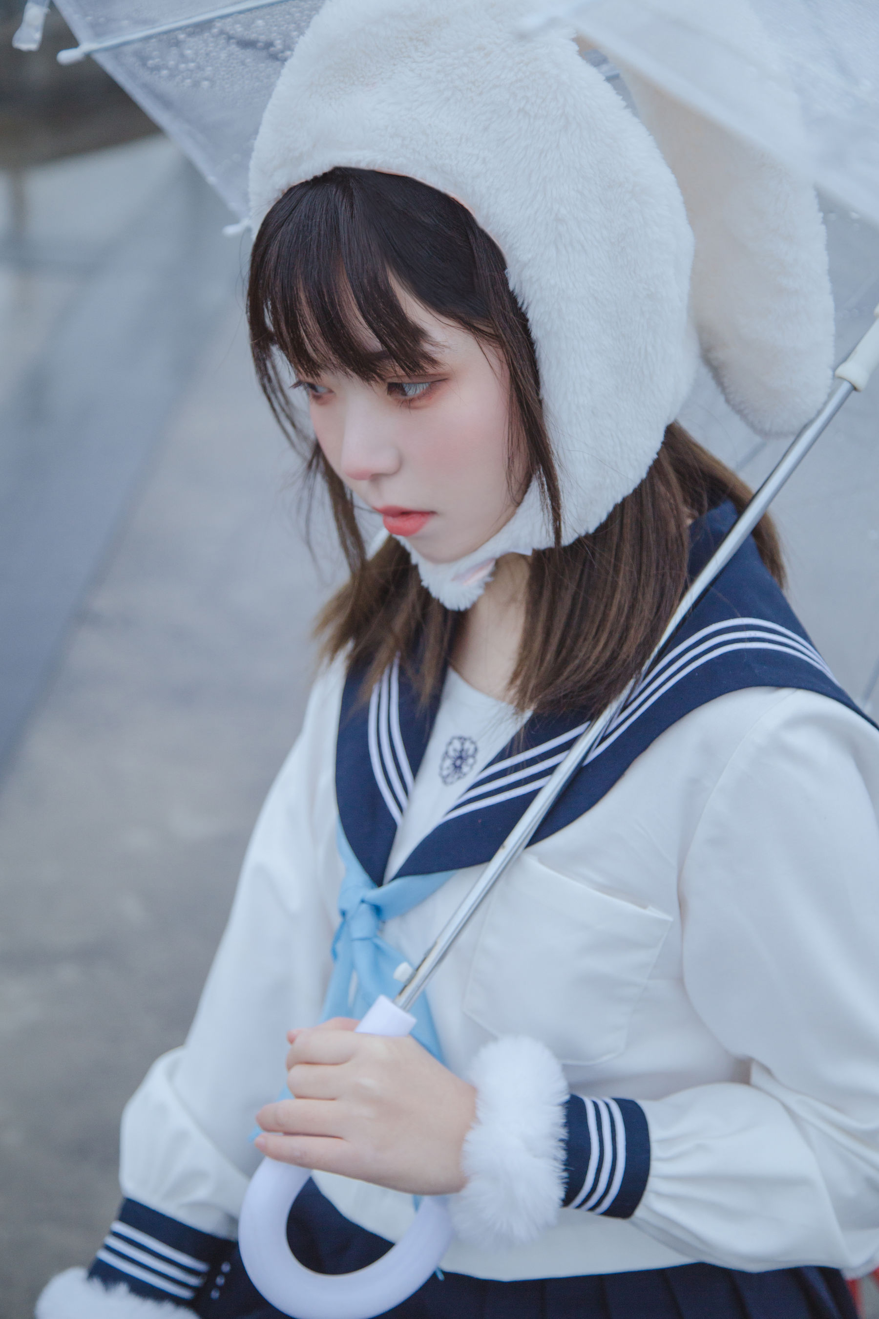 可爱妹子Fushii_海堂 – 兔兔头 [24P]