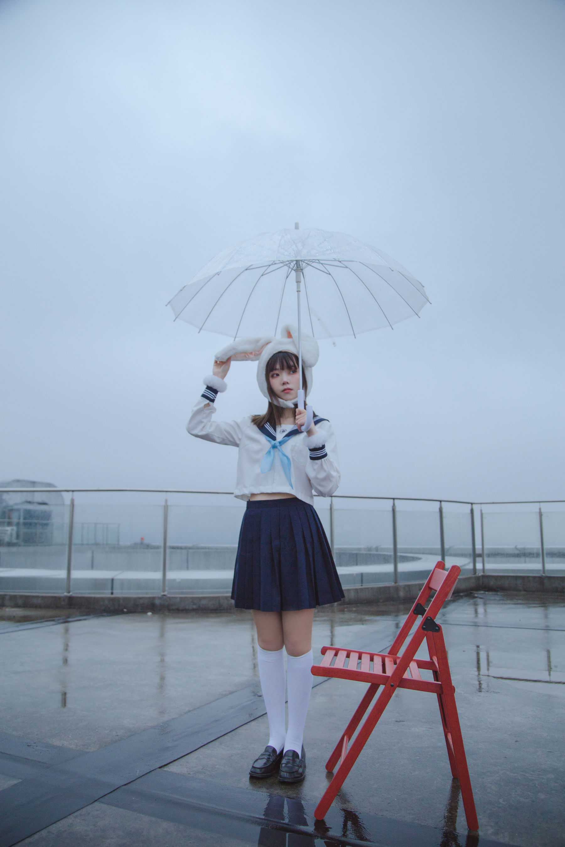 可爱妹子Fushii_海堂 – 兔兔头 [24P]