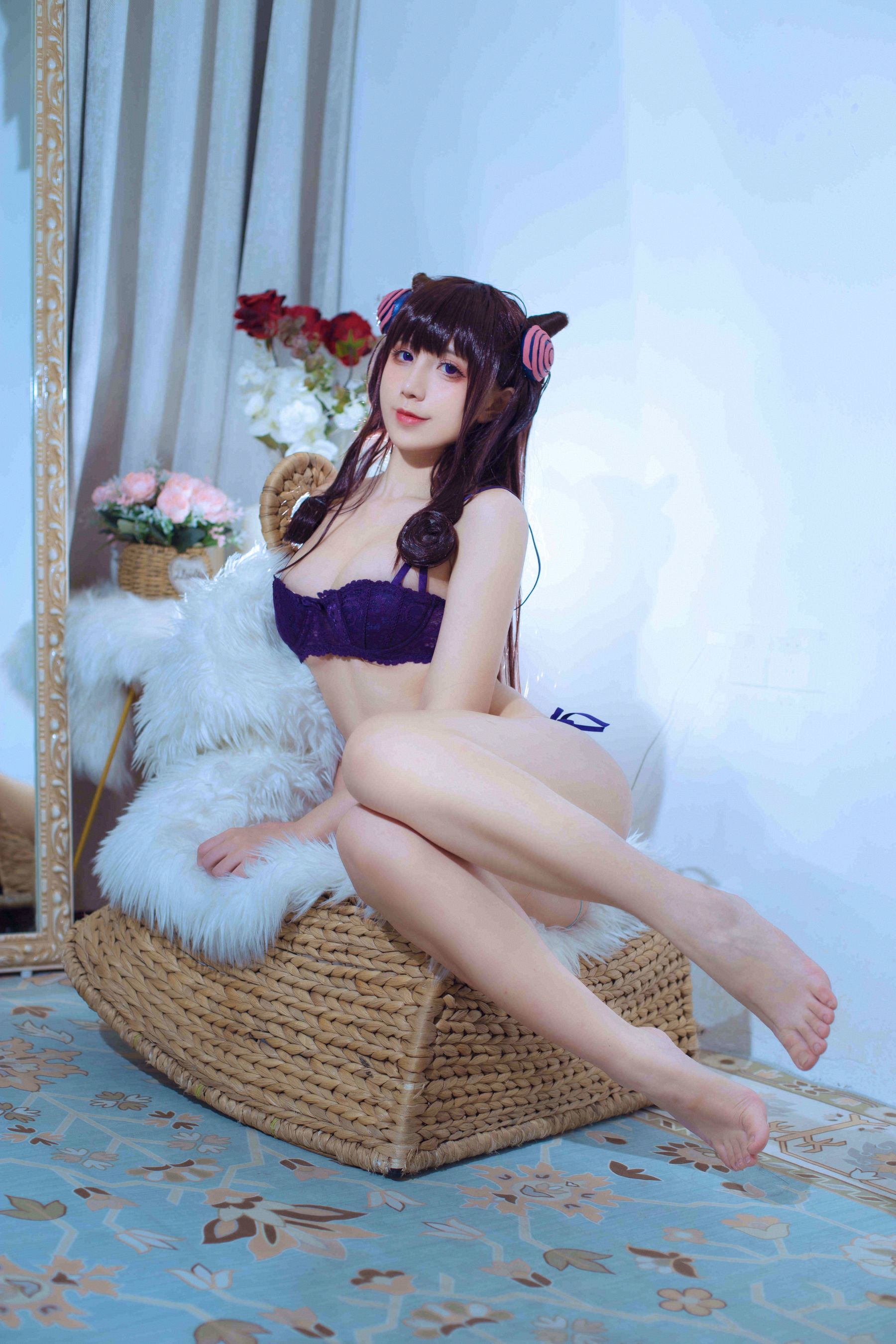 动漫博主九曲Jean – 紫式部同人内衣 [23P]