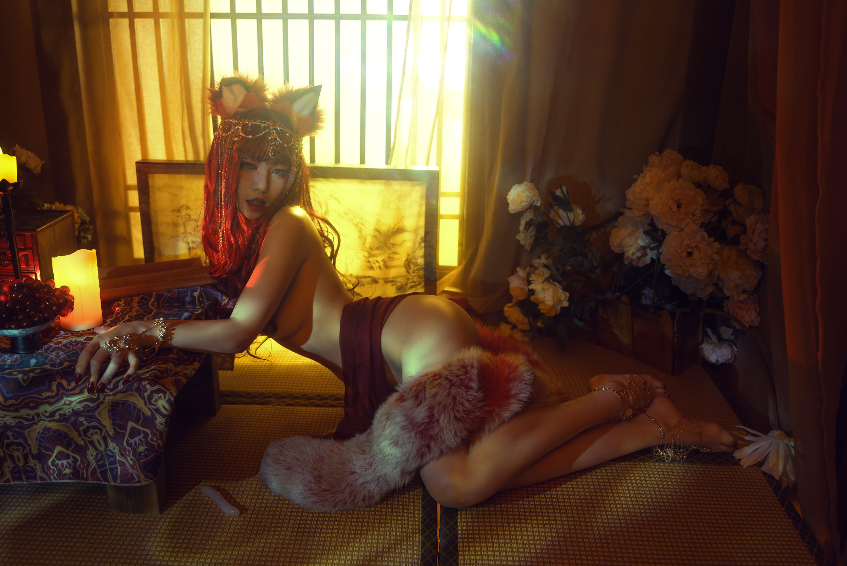 爆机少女喵小吉 – 狐妖・楚佩湘弦 [10P]