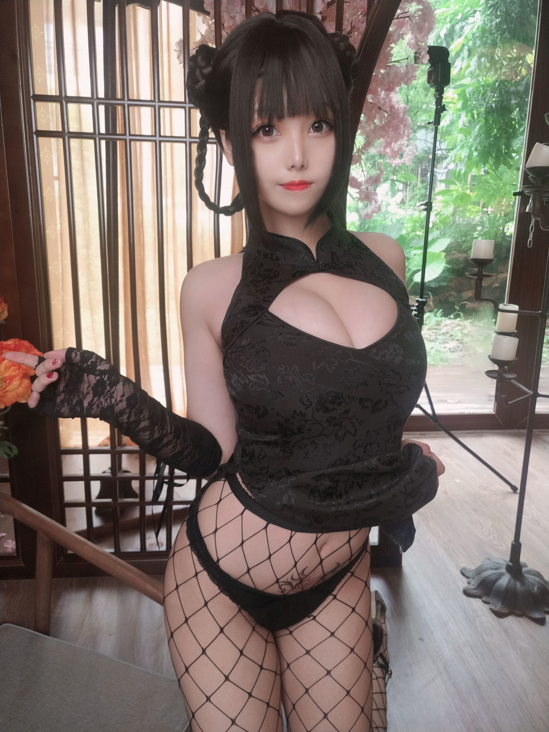 萌系小姐姐蜜汁猫裘 – 皮衣舞娘 [45P]