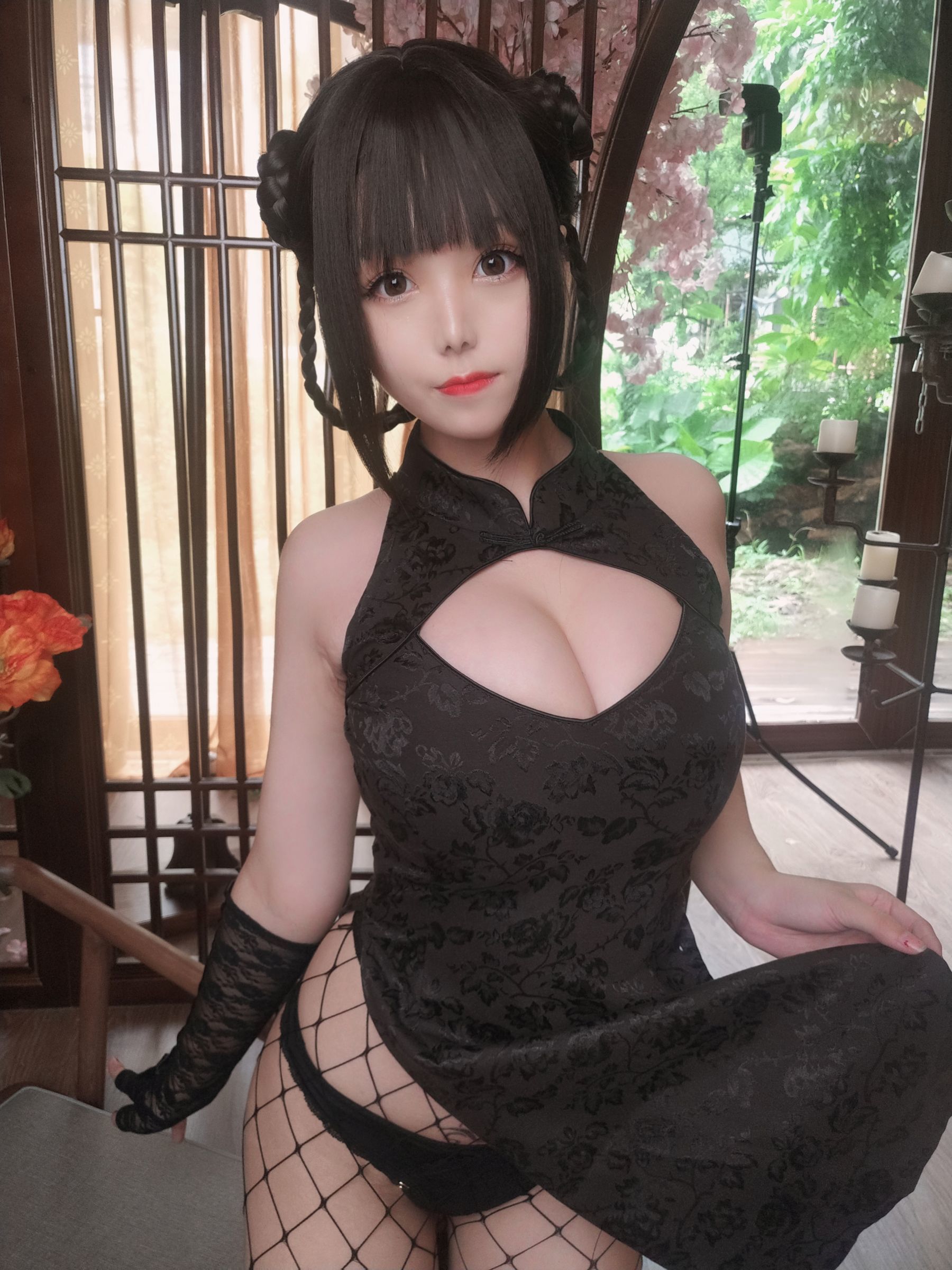 萌系小姐姐蜜汁猫裘 – 皮衣舞娘 [45P]