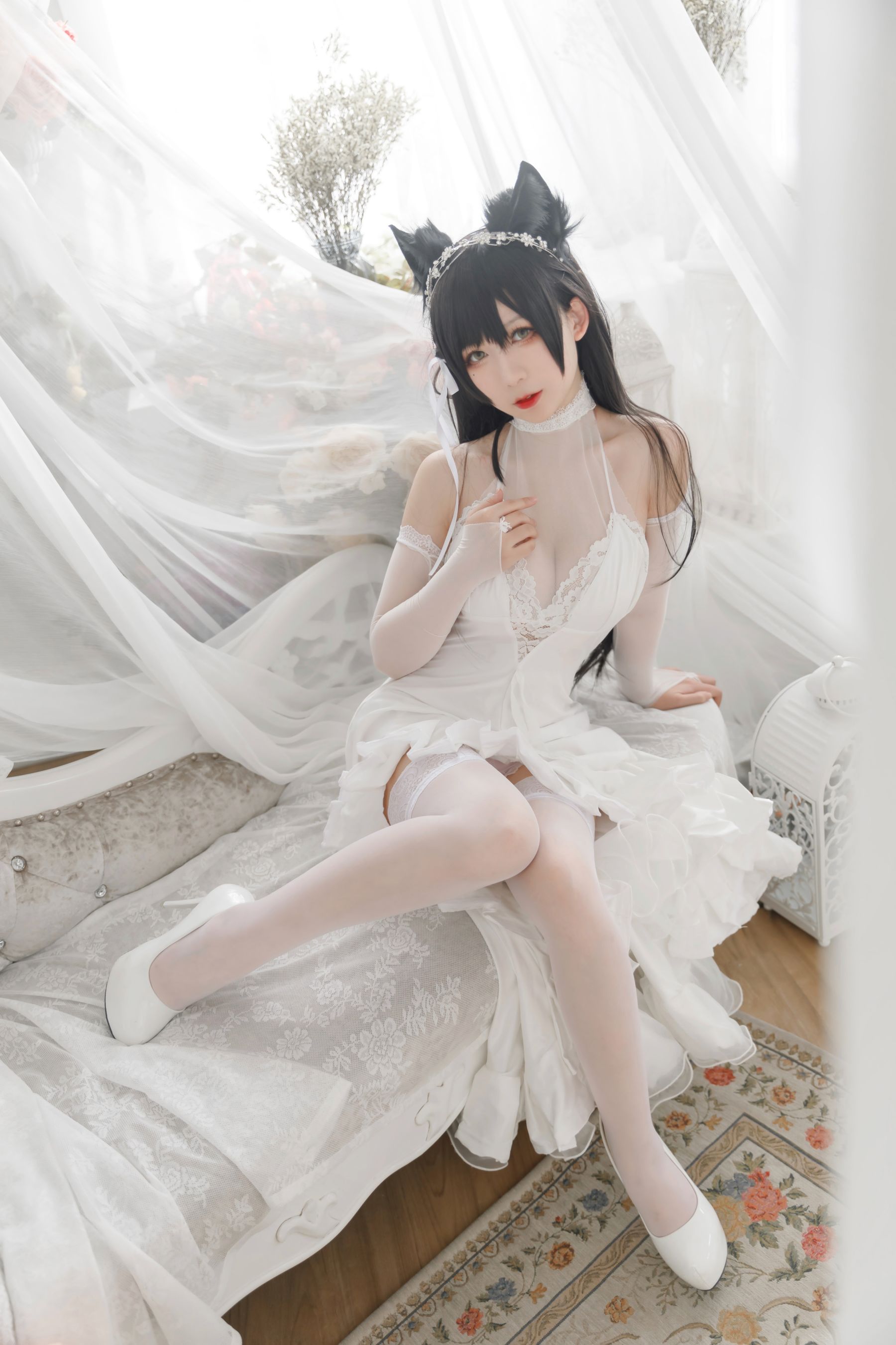 动漫博主樱落酱w – 爱宕花嫁 [19P]