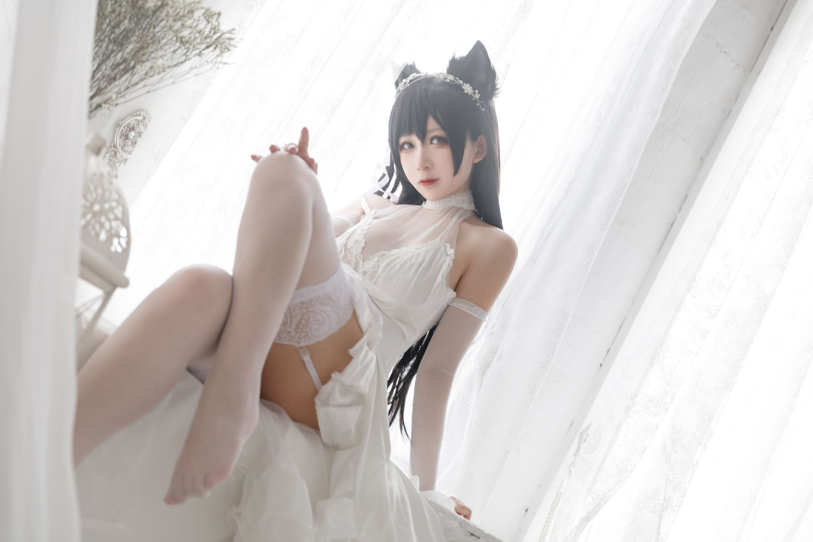 动漫博主樱落酱w – 爱宕花嫁 [19P]