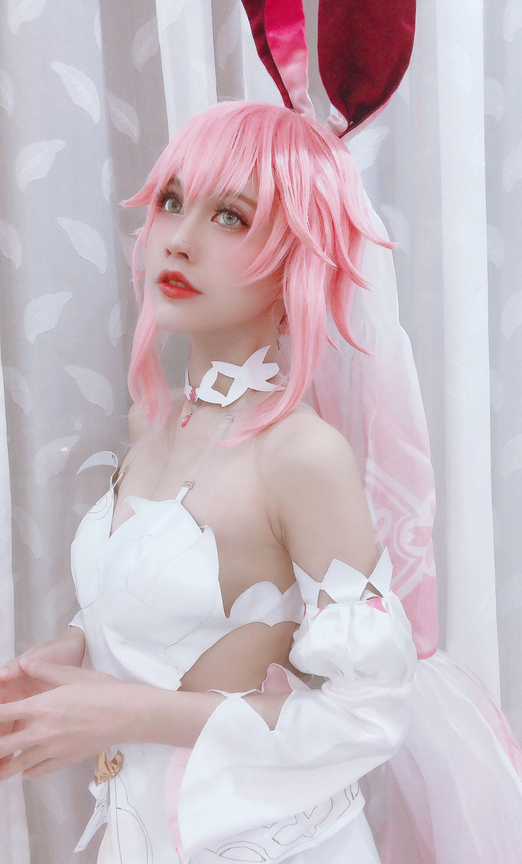 PingPing – Yae Sakura Wedding dress [13P]