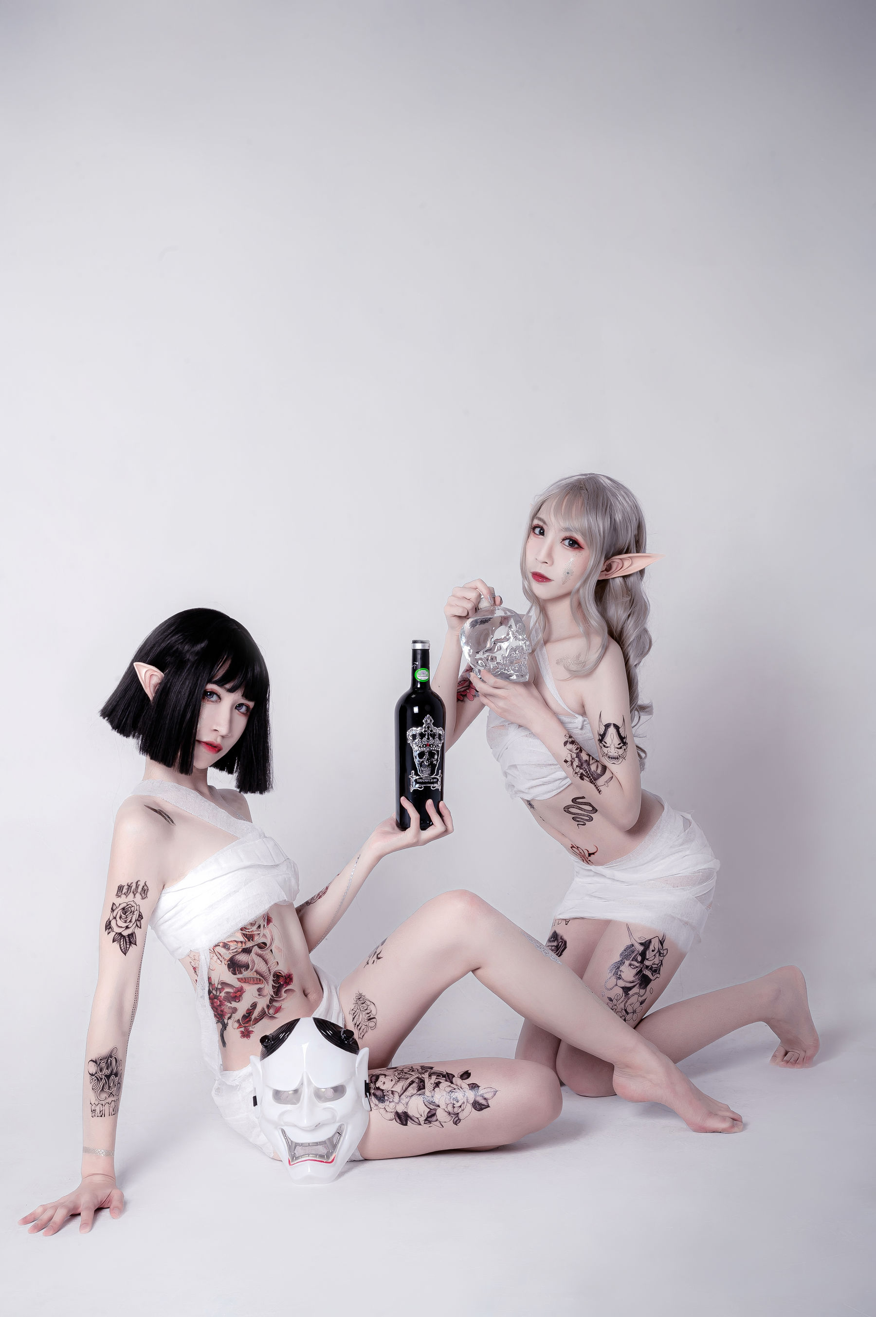 动漫博主阮邑_Fairy – 绑带和武士 [41P]